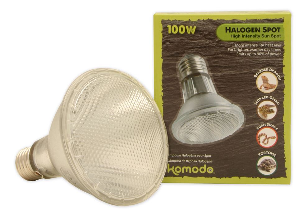 Komodo Reptile Halogen Spot Bulb Screw Fit Light Heat Basking Lamp Gecko Snake eBay