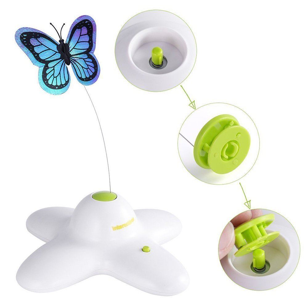 AFP Flutter Bug Interactive Cat Toy All For Paws Cat Kitten Game Or