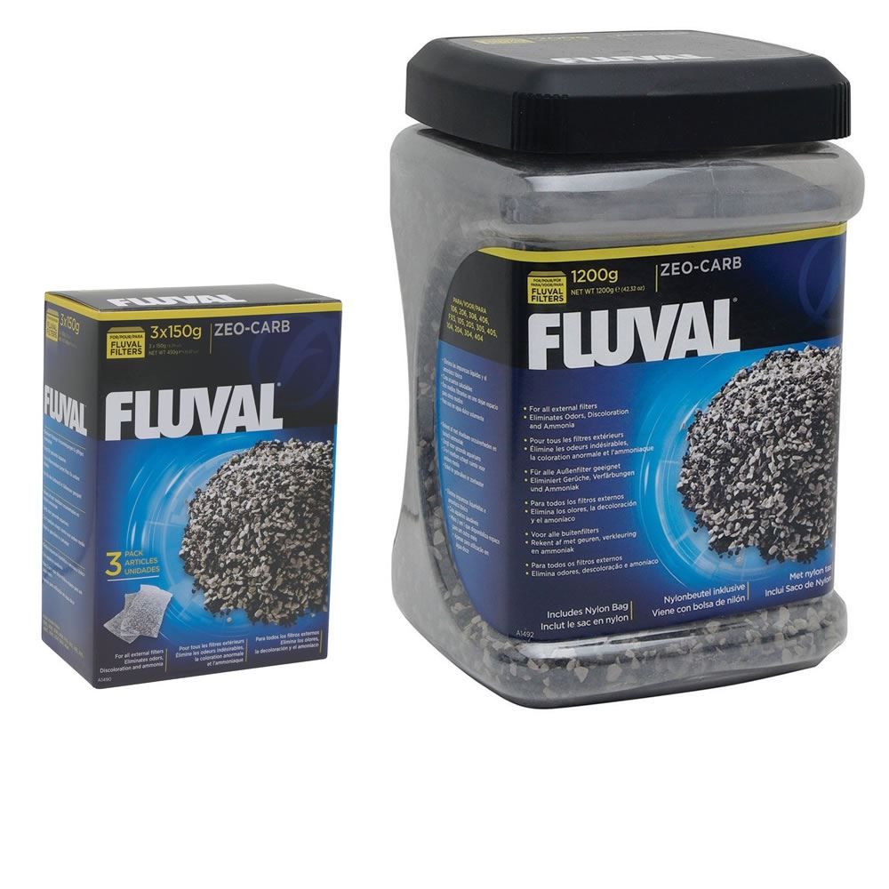 Fluval Zeo Carb Carbon External Aquarium Fish Tank Filter Media Removes
