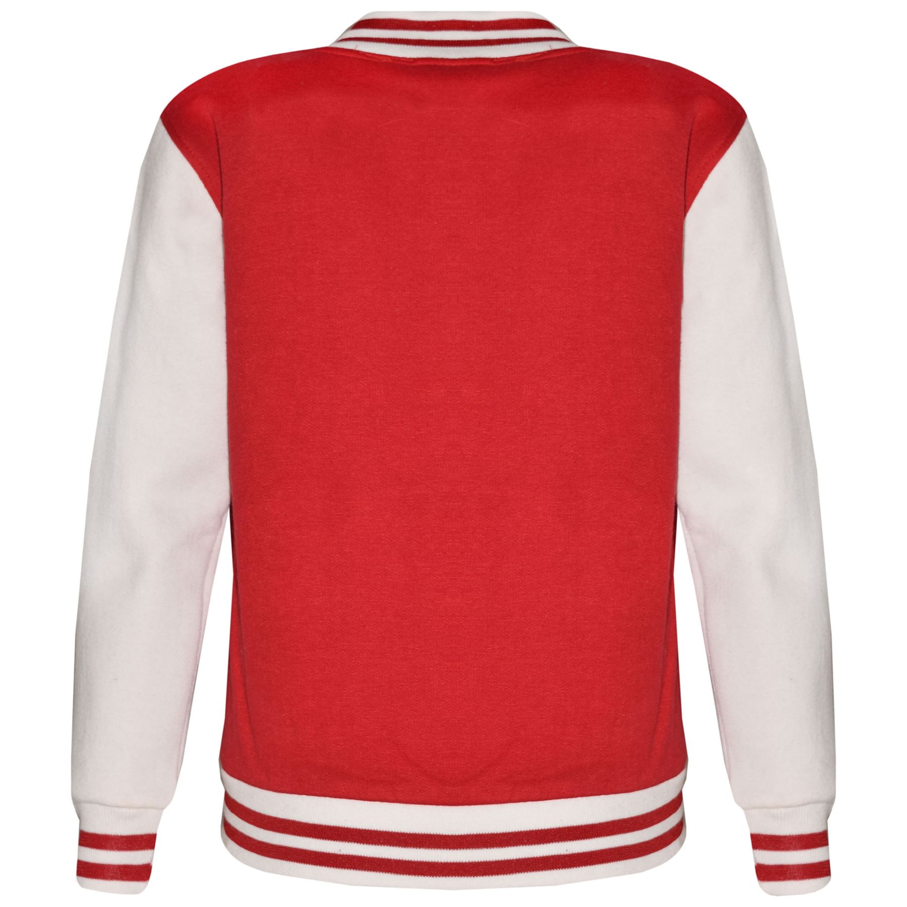 Kids B.B Plain Jacket Varsity Style Long Sleeve Coat Girls Boys Age 2-13 Years - Picture 78 of 106