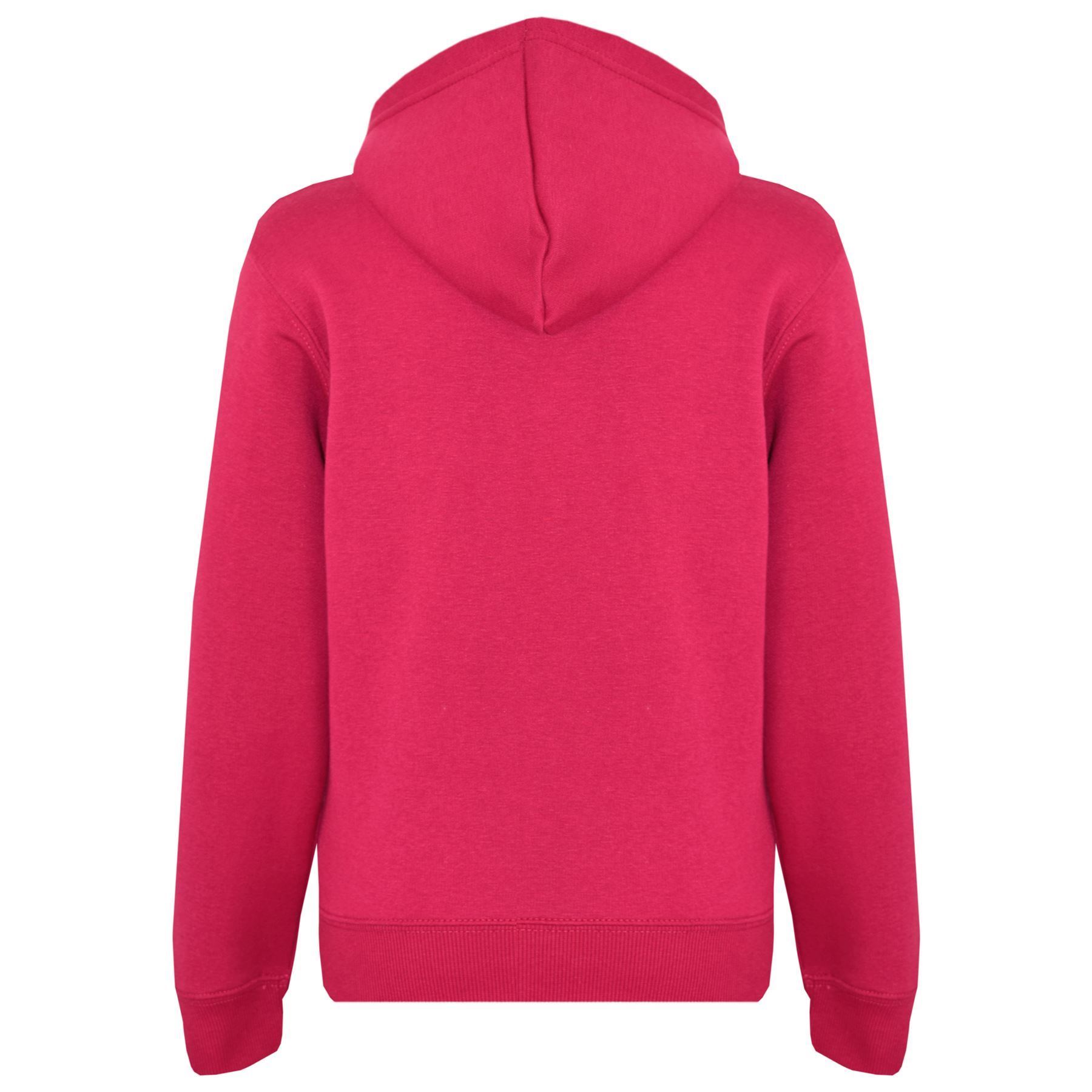 Kids Unisex Plain Tracksuit Contrast Hoodie with Joggers Sports Activewear Set - Picture 92 of 116