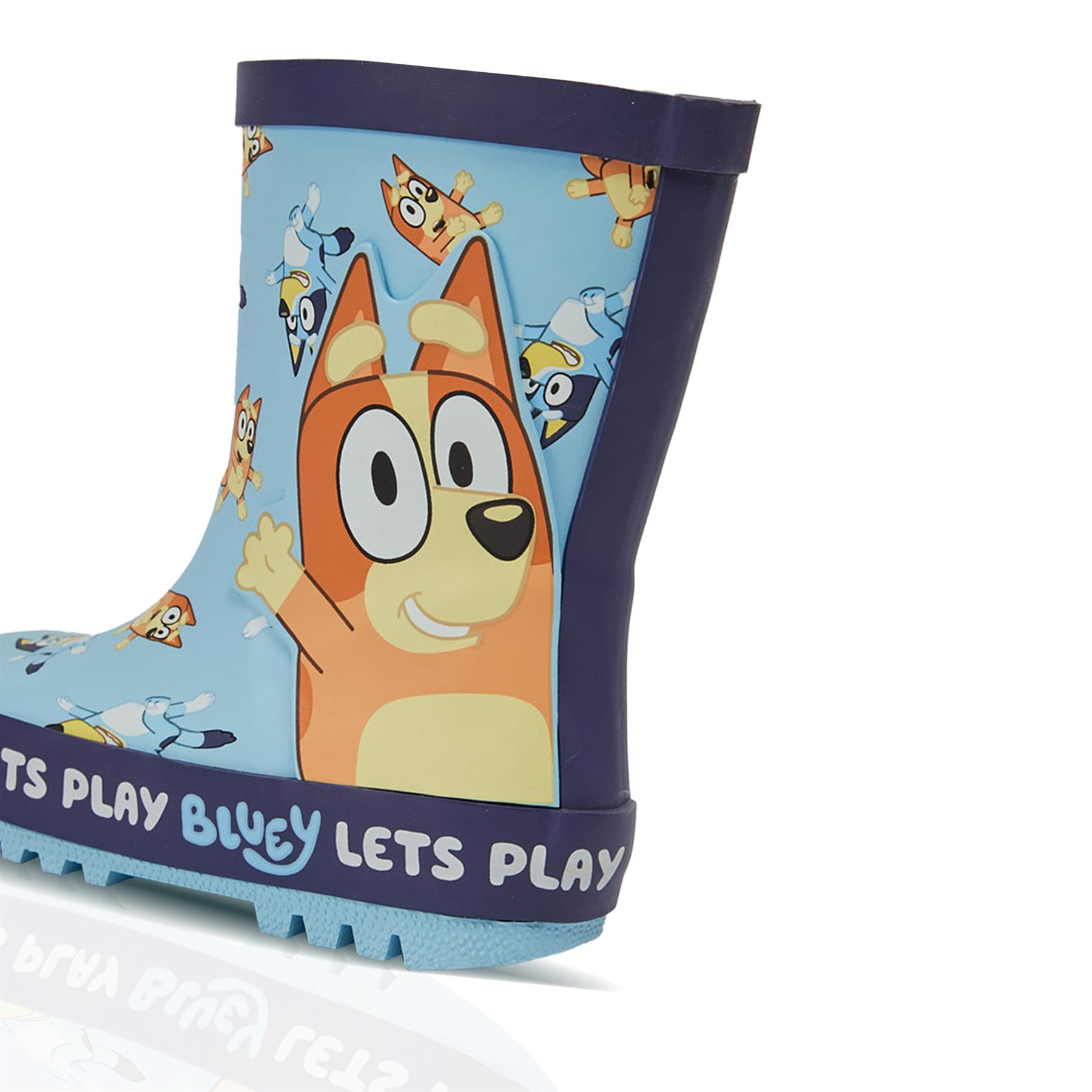 Kinder Mädchen Jungen Gummistiefel Bluey Rubber Welly Regenstiefel Anti-Rutsch Gummistiefel - Bild 8 von 8