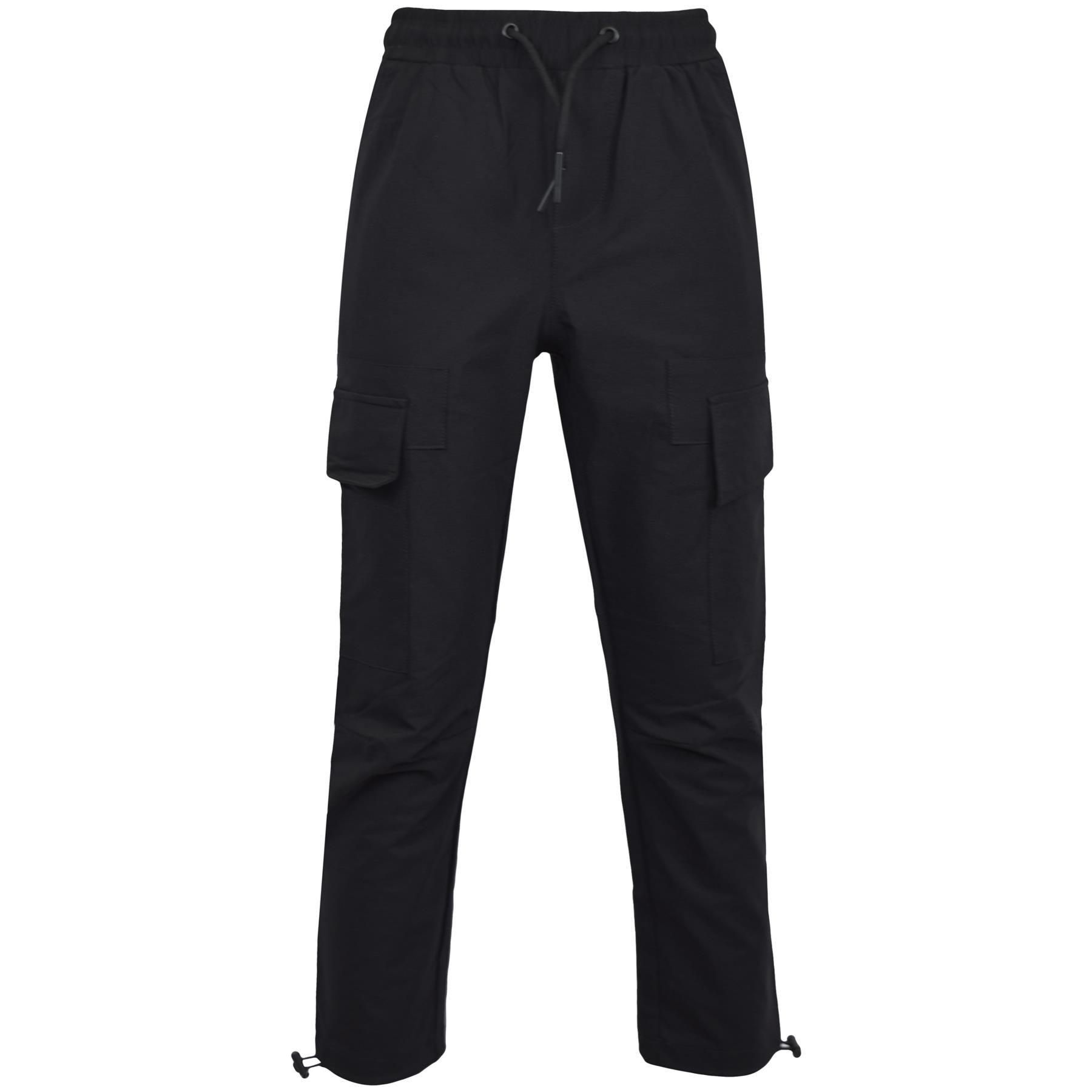 A2Z 4 Kids Boys Active Cargo Trousers Elasticated Waist Slim Fit Joggers Pants - Picture 3 of 11