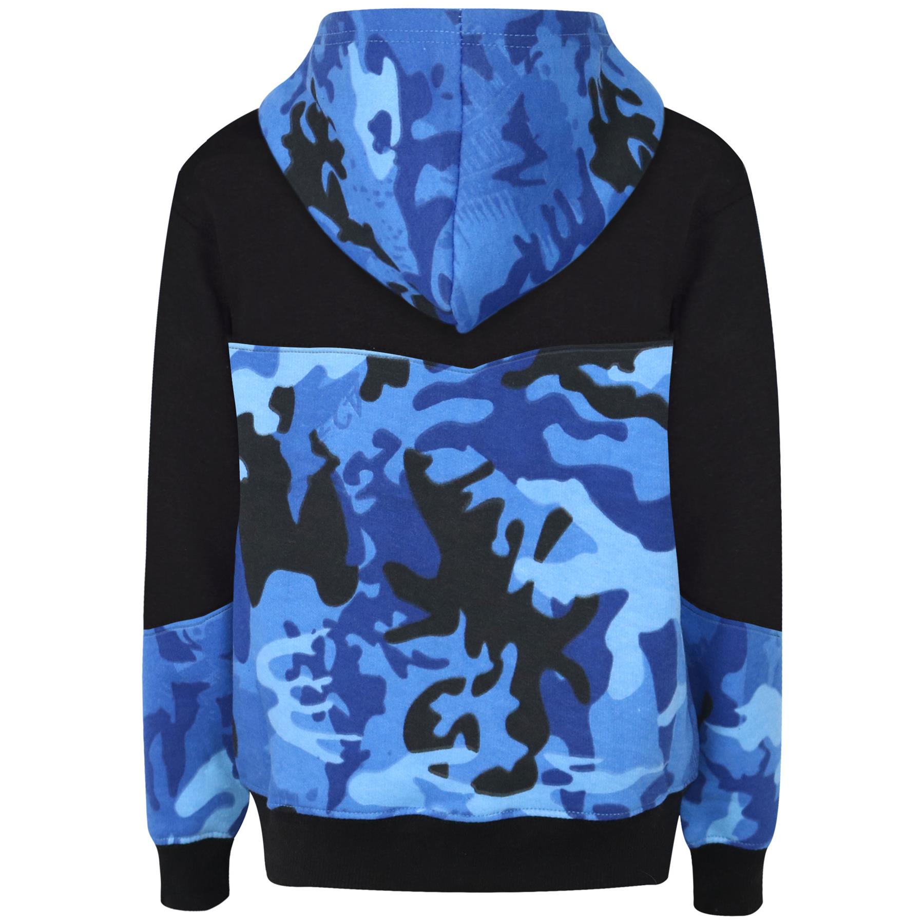 Boys Girls Tracksuit Fleece Hoodie Top Joggers Bottom Suit Set Age 2-13 years - Picture 14 of 56