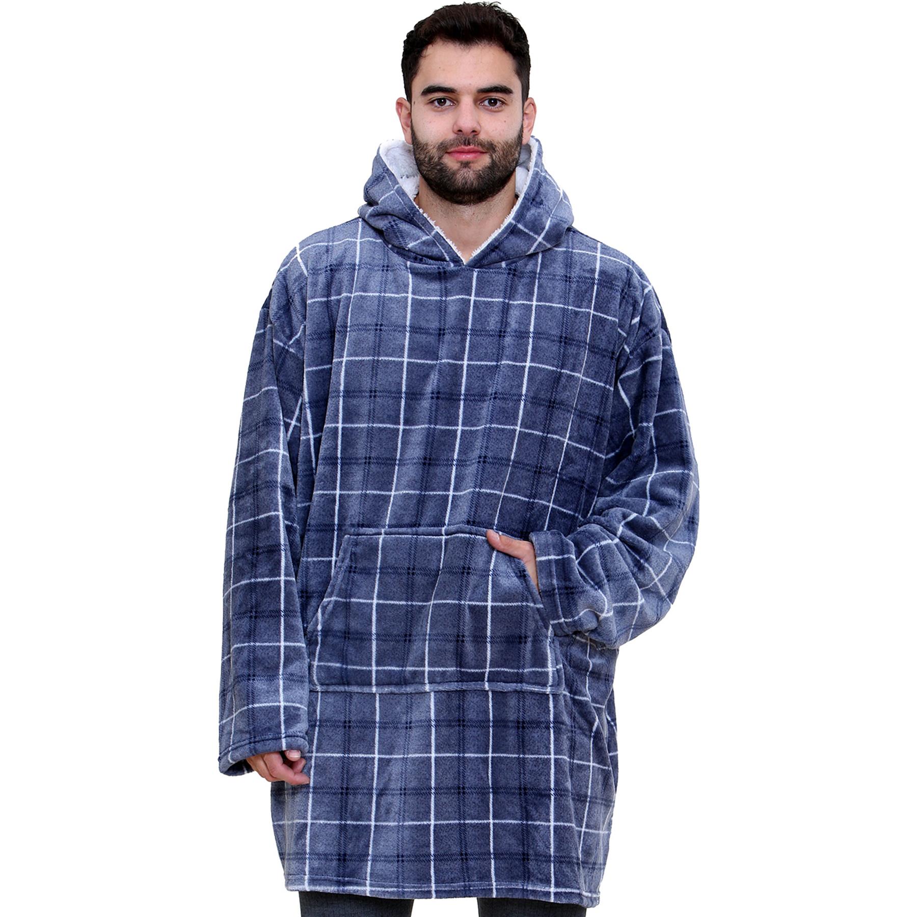 Unisex Hombres Damas Sudadera con Capucha de Gran Tamaño Animal Acurrucarse Manta Súper Suave Cálida Vellón - Imagen 3 de 104