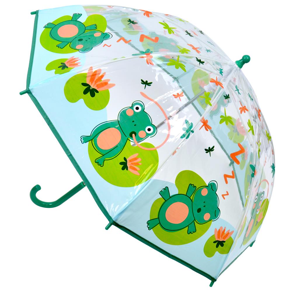 A2Z Kids POE Clear Dome Umbrella Wind and Rain Resistant Outdoor Travel Brolly - Picture 31 of 57