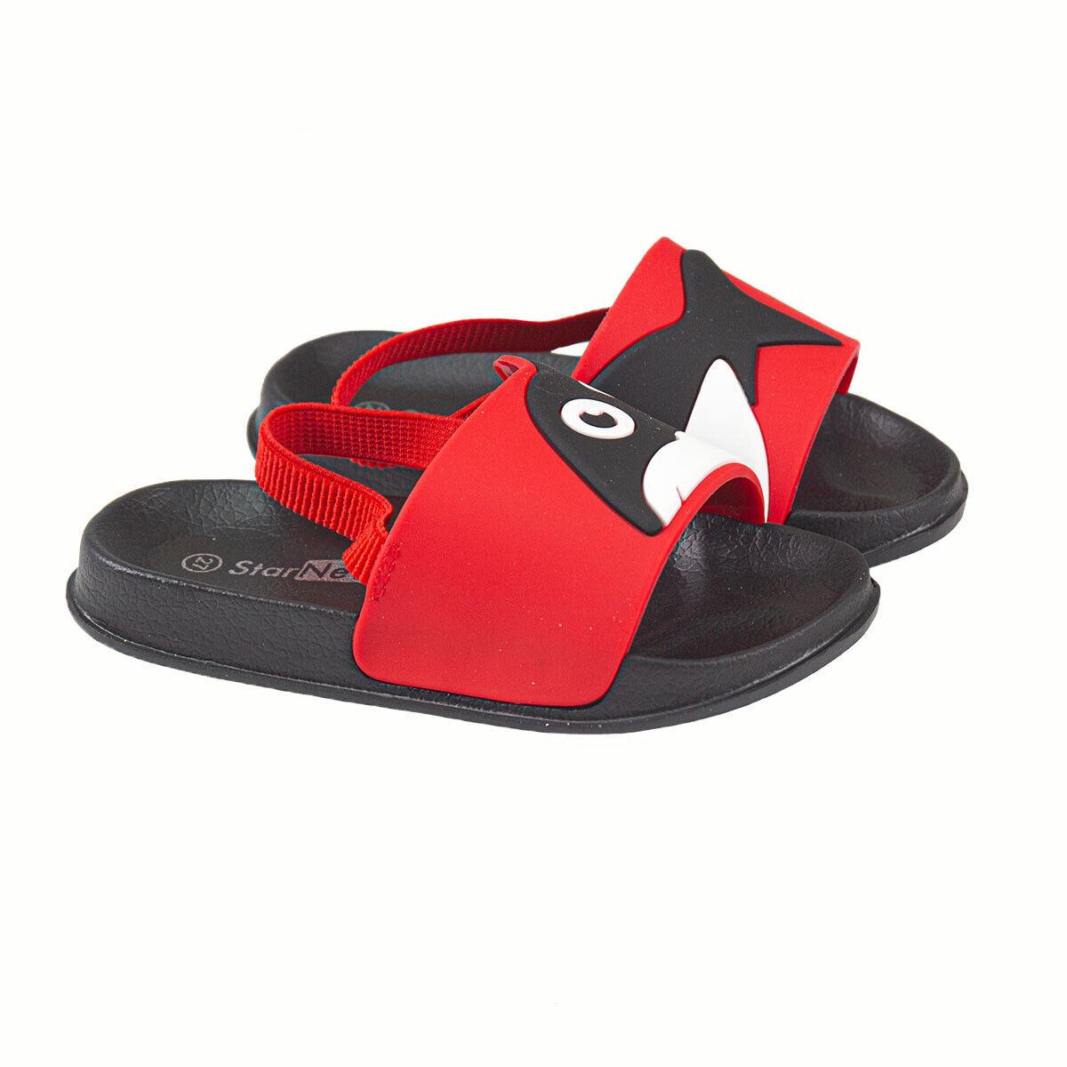 A2Z 4 Kids Girls Boys Pool Slides with Support Strap for Unisex Comfort Slippers - Picture 9 of 10
