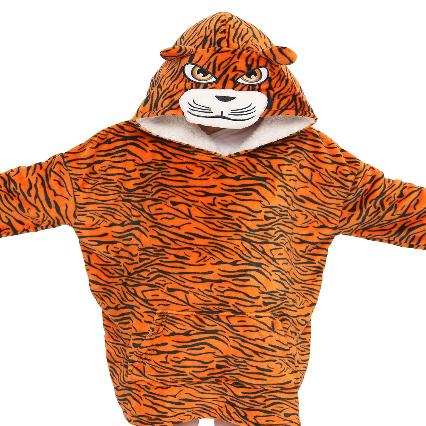 Unisex Hombres Damas Sudadera con Capucha de Gran Tamaño Animal Acurrucarse Manta Súper Suave Cálida Vellón - Imagen 101 de 104