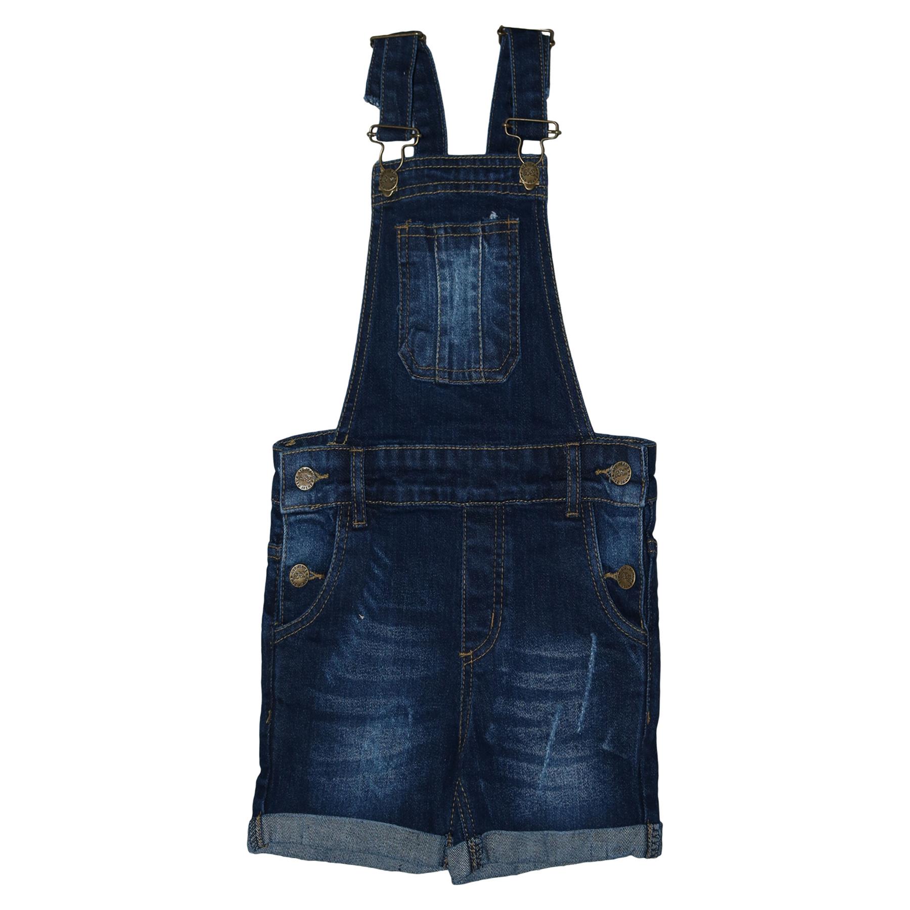 A2Z 4 Kids/® Kids Girls Dungaree Shorts Designers Denim Ripped Stretch Jeans Overall All in One Jumpsuit Playsuit Age 5 6 7 8 9 10 11 12 13 Years