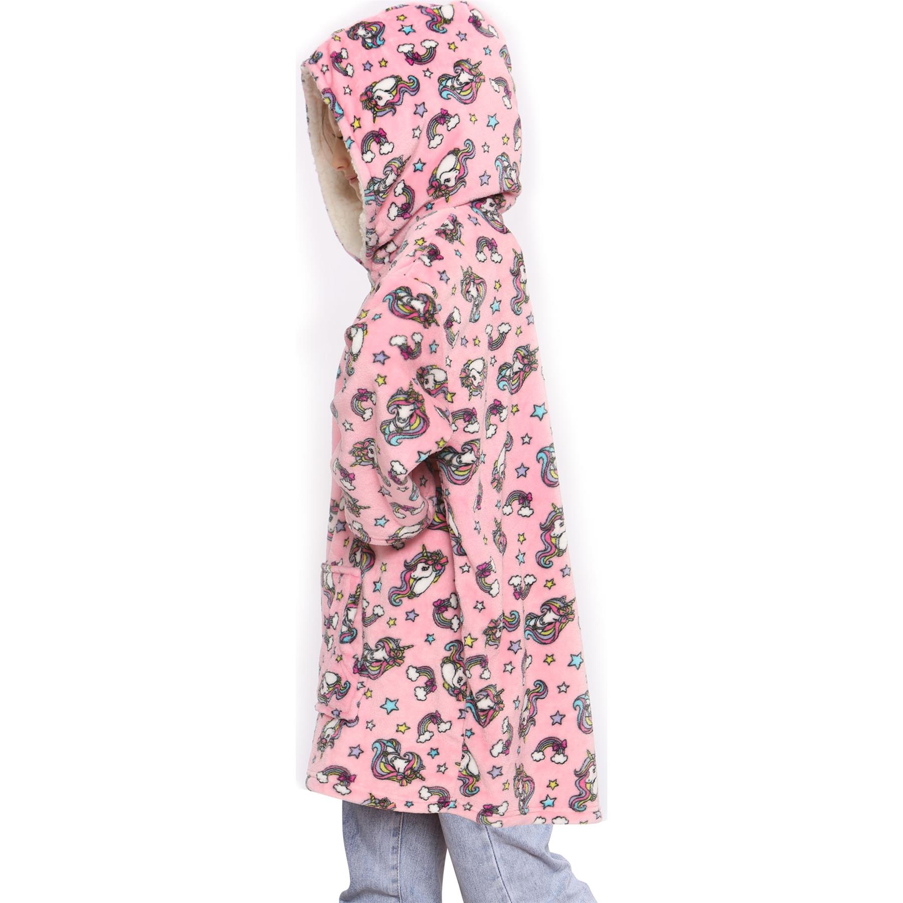 Unisex Men's Ladies Oversized Hoodie World Book Day Snuggle Super Soft Blanket - Picture 122 of 123