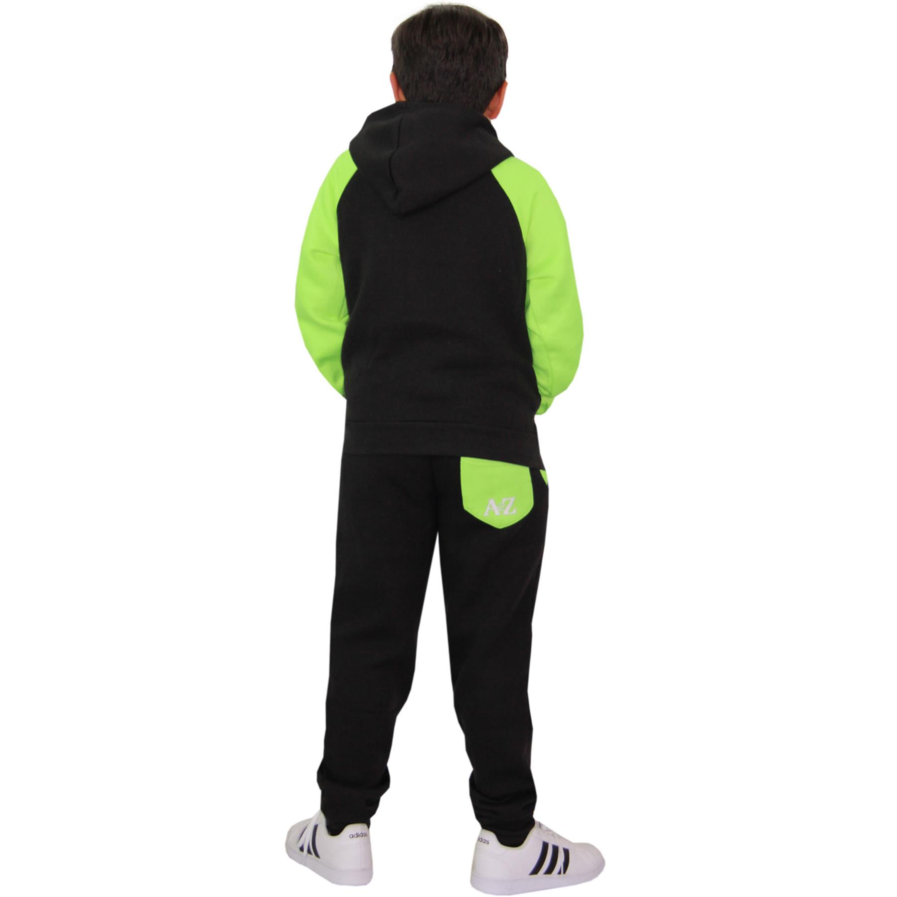 Kids Tracksuit Boys Girls Designer/'s Pedal Power Jogging Suit Top Bottom 7-13 Yr