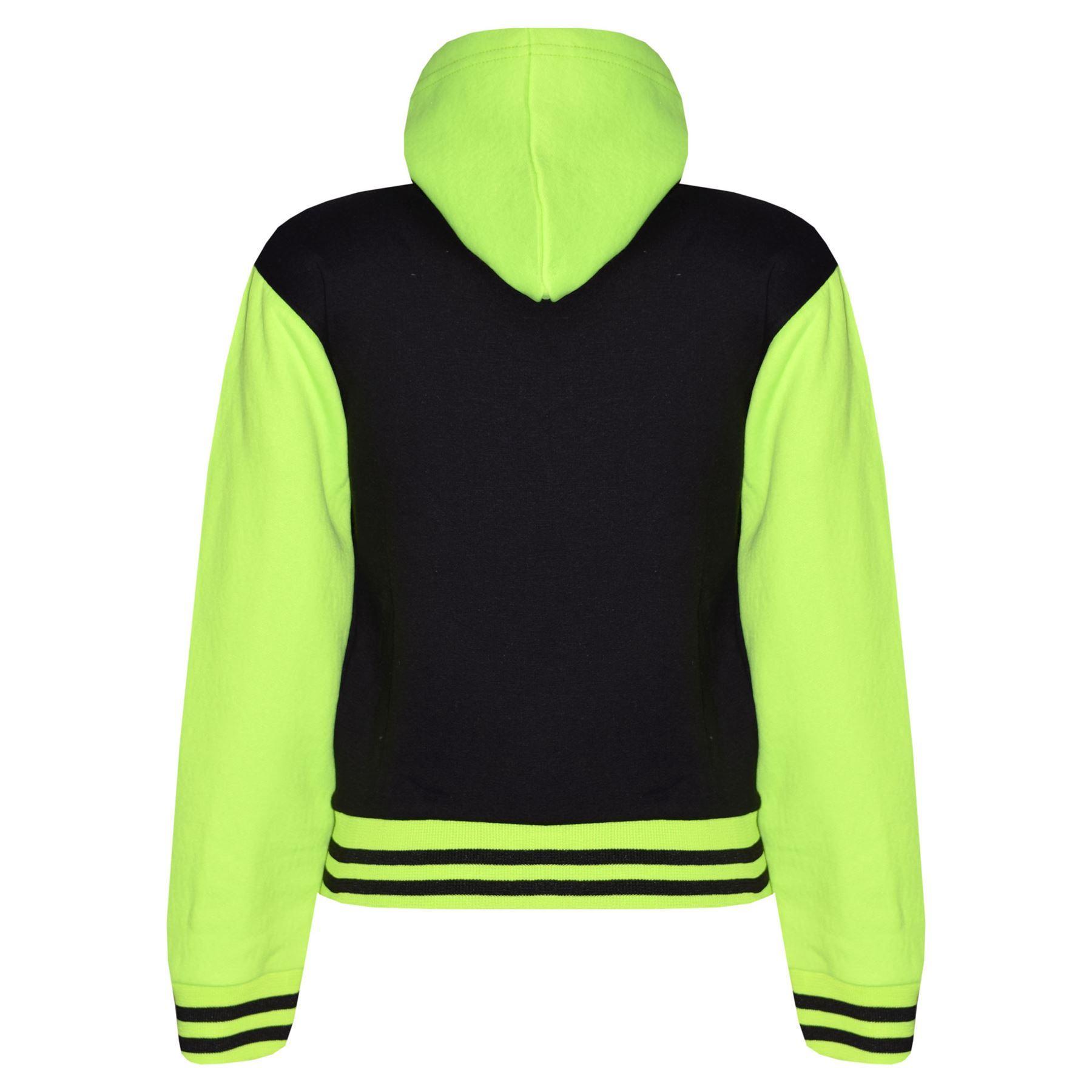 Kids Baseball Tracksuit Hooded Jacket With Joggers R Fashion FOX Varsity Style - Picture 14 of 55