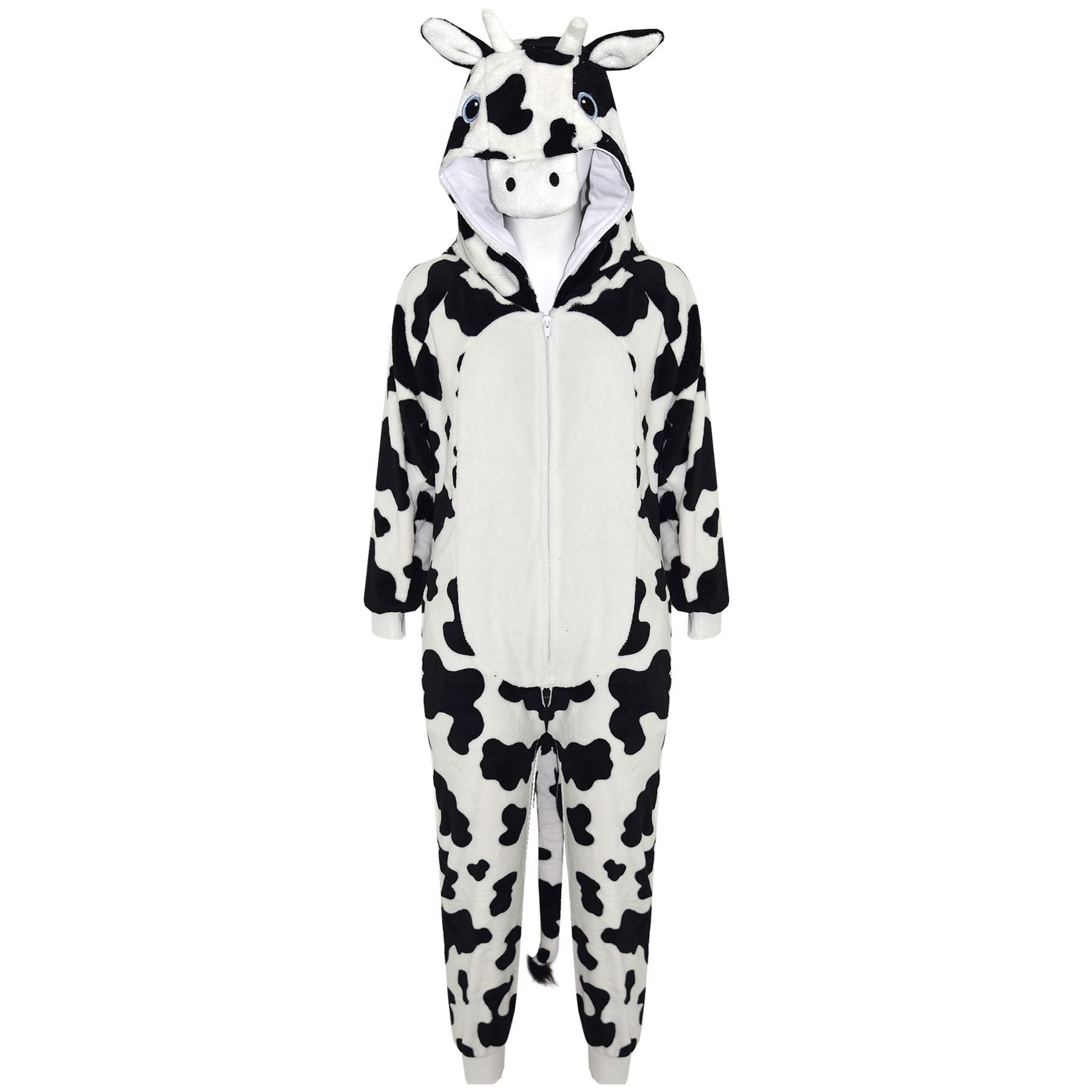 Kids Girls Boys A2Z Onesie One Piece Soft Fluffy Cow Halloween Costume
