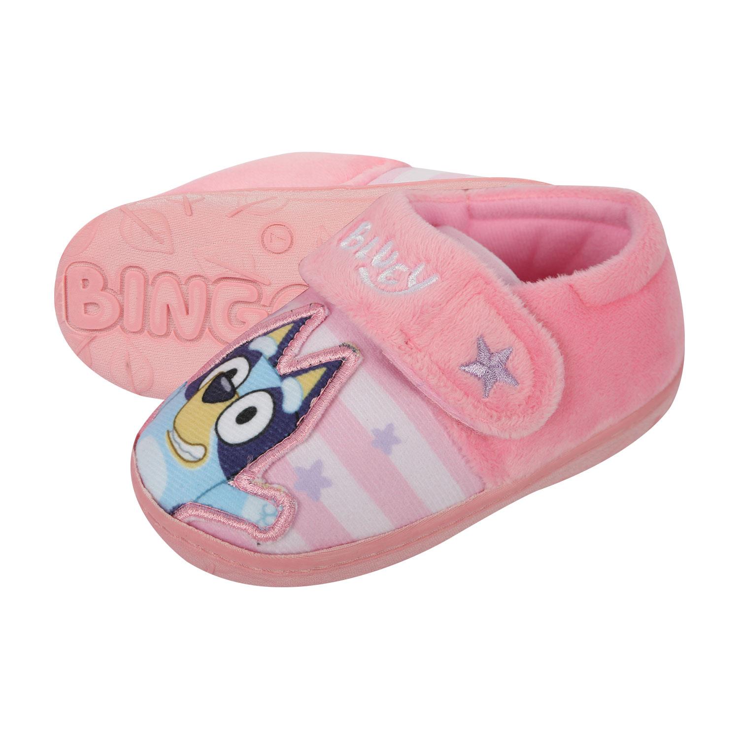 Kinder Mädchen Bluey Hausschuhe offiziell lizenzierte Figur Schuhe mit Stickerei - Bild 6 von 8