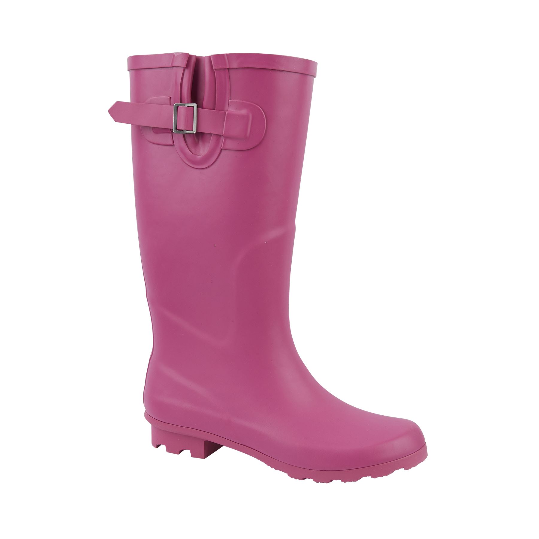 Botas Wellington de tacón ajustadas impermeables con hebilla ajustable para dama - Imagen 14 de 19