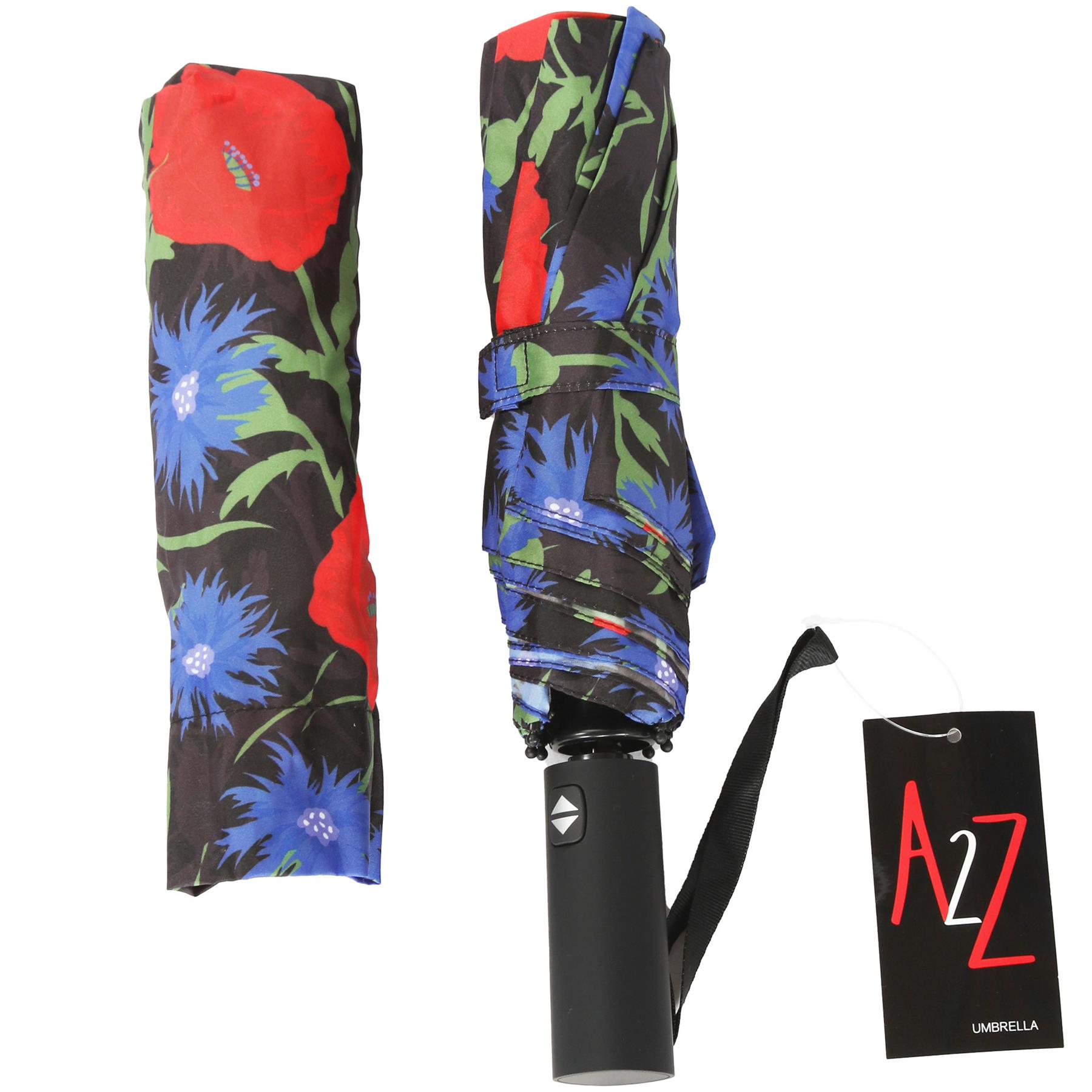 30cm Compact Travel Umbrella Auto Folding Umbrella Weather Protect 107cm Brolly - Picture 6 of 7