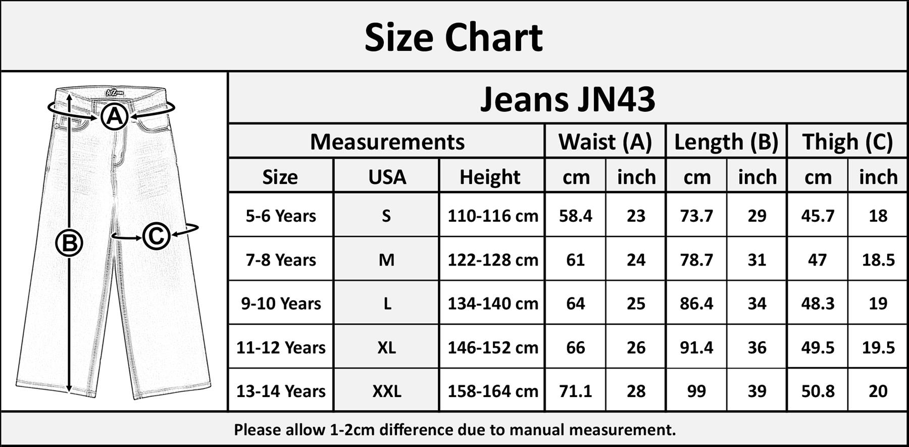 Kids Girls Relaxed Baggy Palazzo Jeans For Teens Flare Stretchy Denim Jeans - Picture 16 of 23