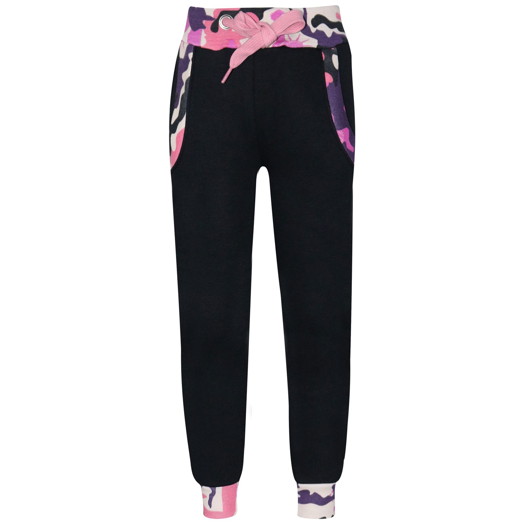 7-14 YRS Girls Kids Cross String Sweatshirt Trouser Loungewear Tracksuit Age