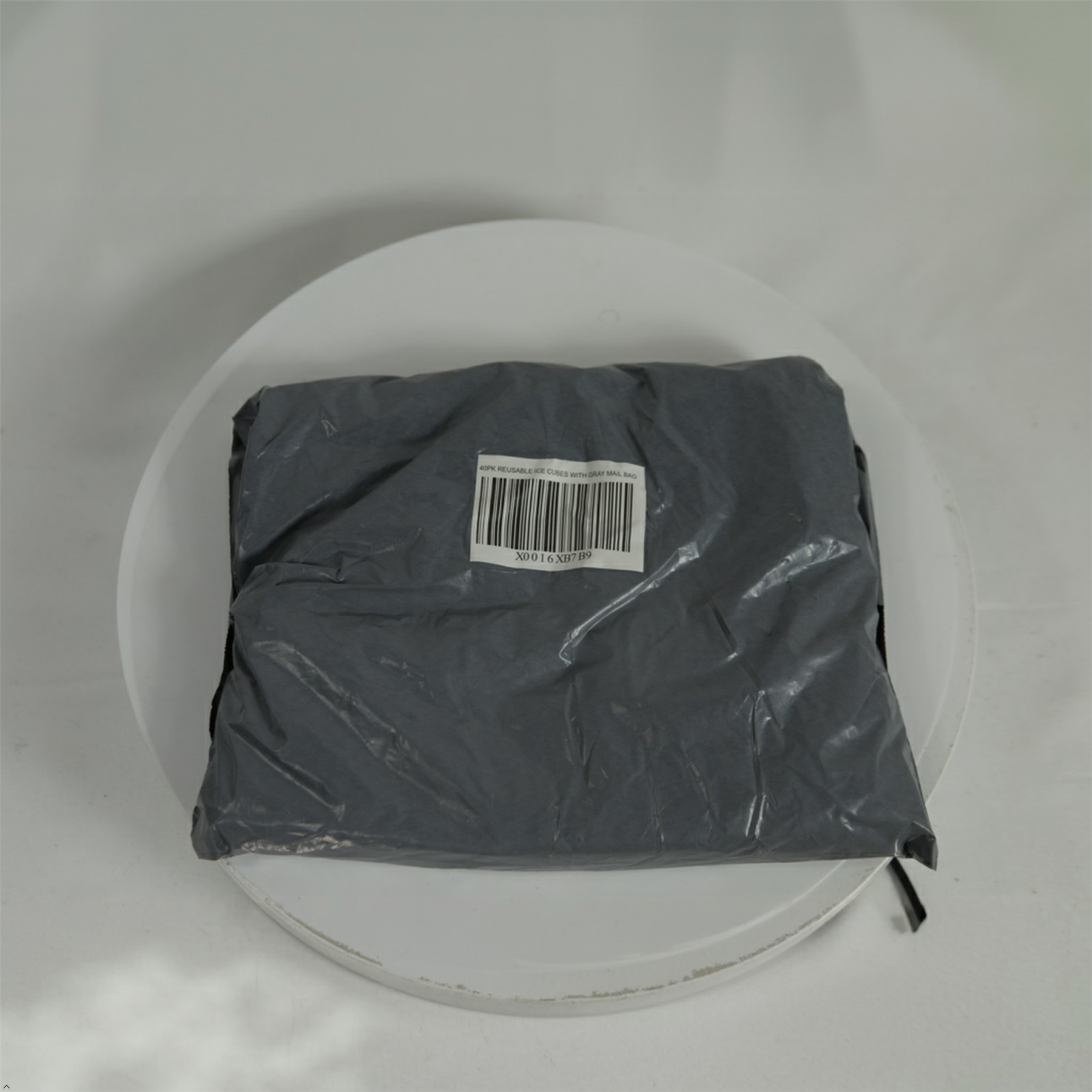 A2Z 20, 40, 60 Pack Reusable Ice Cubes with Mesh Storage Bag Non Diluting Drink
