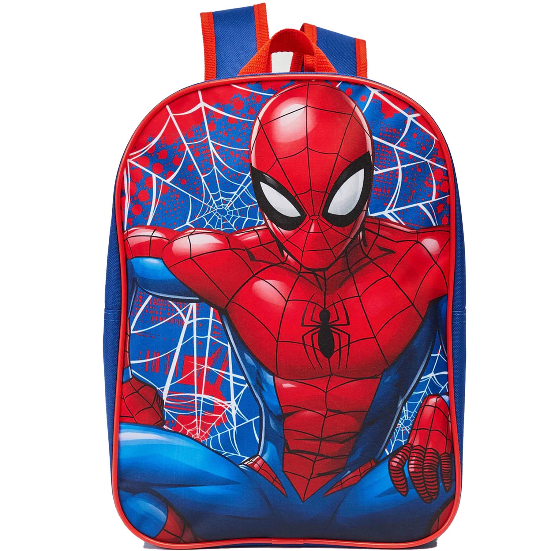 Kids Spiderman Backpack Officially Licensed Back To School Nursery Rucksack Bag - Picture 3 of 5