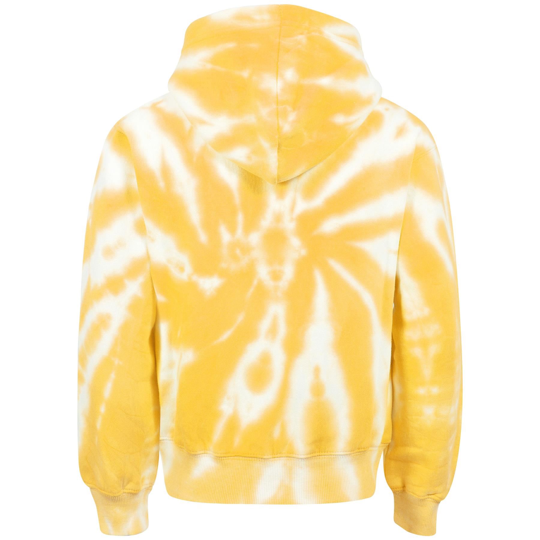 Kids Classic Plain & Tie Dye Print Full Zip-Up Soft Hooded Zipper Jacket 2-13Yrs - Picture 112 of 128