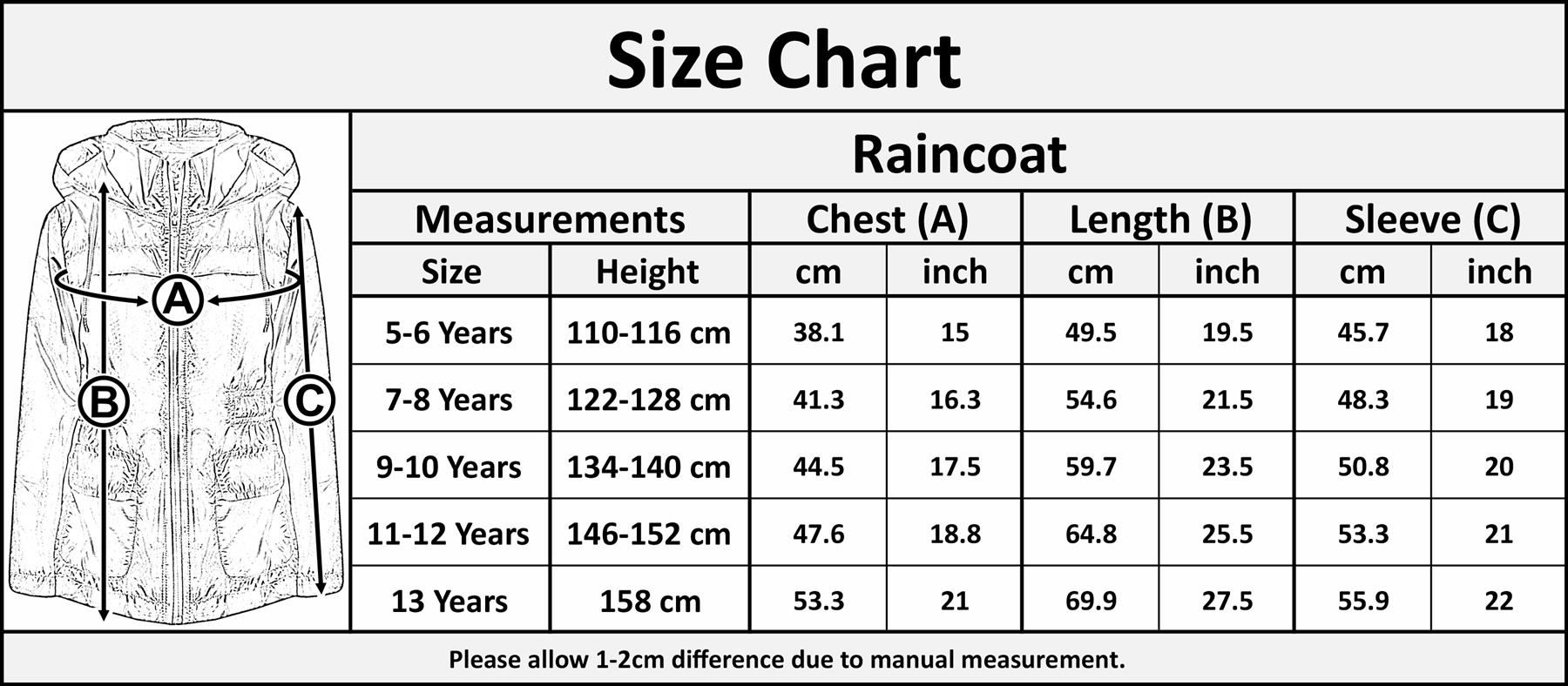 A2Z 4 Kids Raincoat Jacket Baby Pink Windbreaker Waterproof Parka Shower Coat - Picture 6 of 6