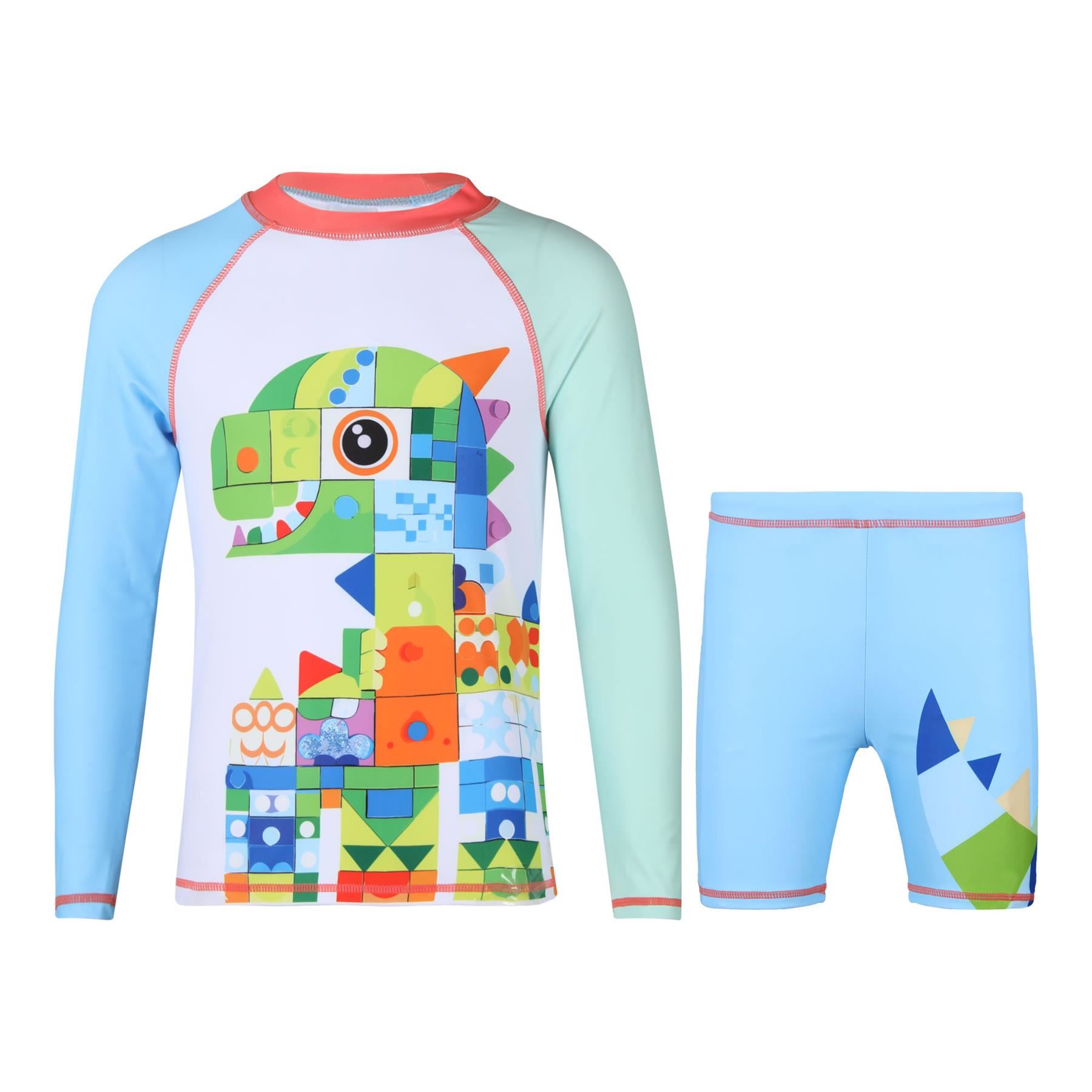 A2Z 4 Kids Boys Swimming Costume Kids Beach Bathing Swim Set Two Piece Swimsuit - Picture 73 of 79