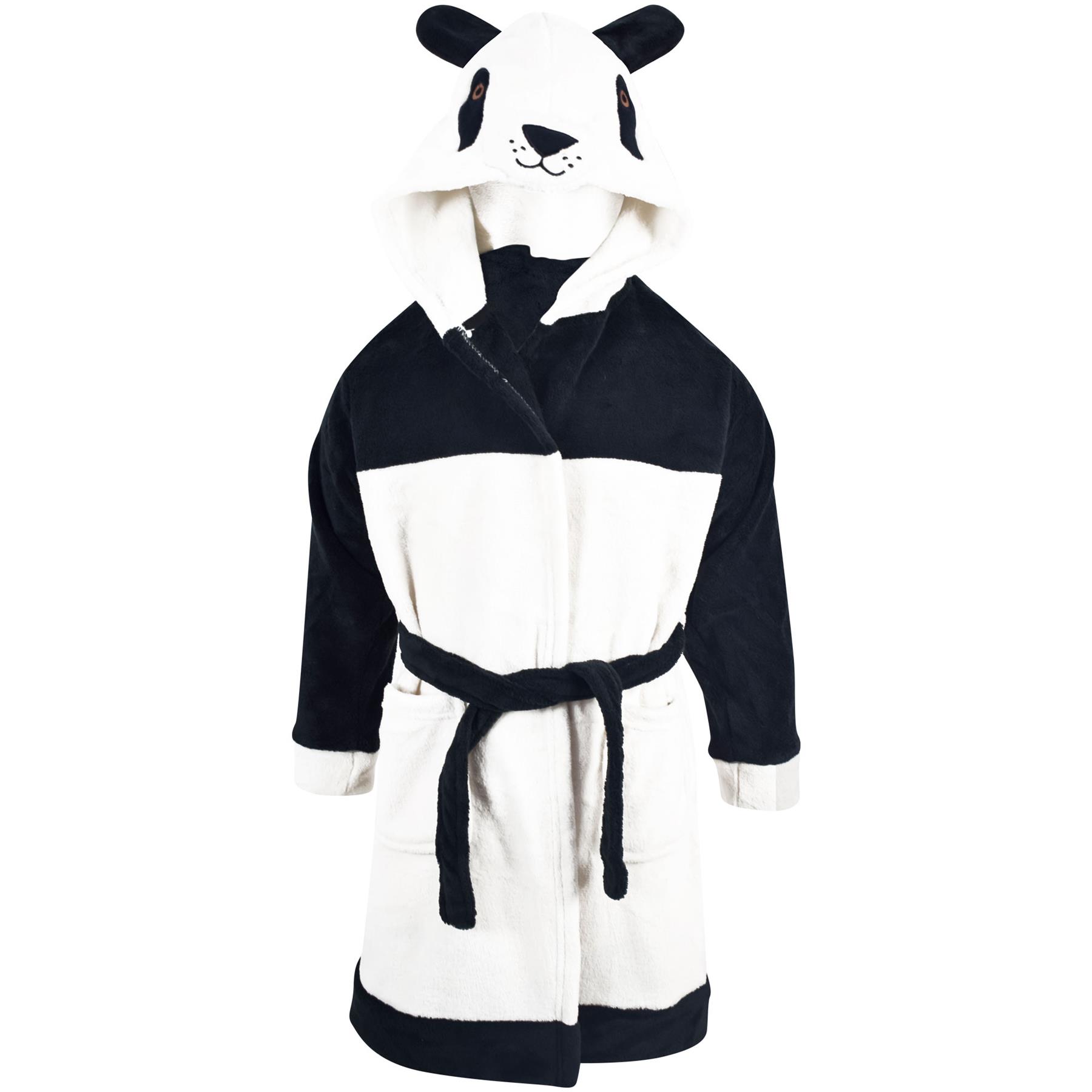 A2Z 4 Kids Super Soft 3D Animal Detail Dressing Gown Nightwear Hooded Robe 2-1 - Picture 66 of 154