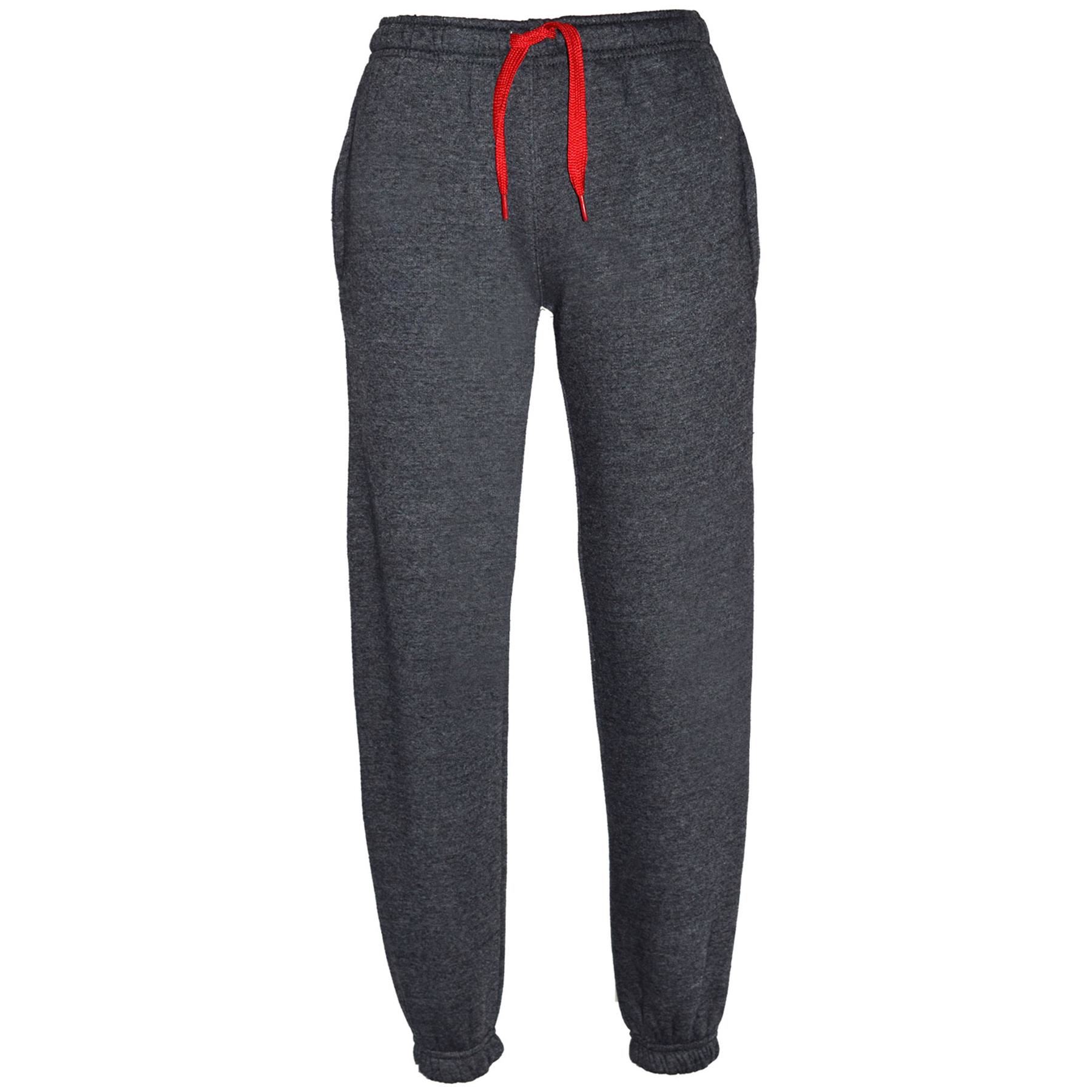 Kids Unisex Plain Tracksuit Contrast Hoodie with Joggers Sports Activewear Set - Picture 45 of 116