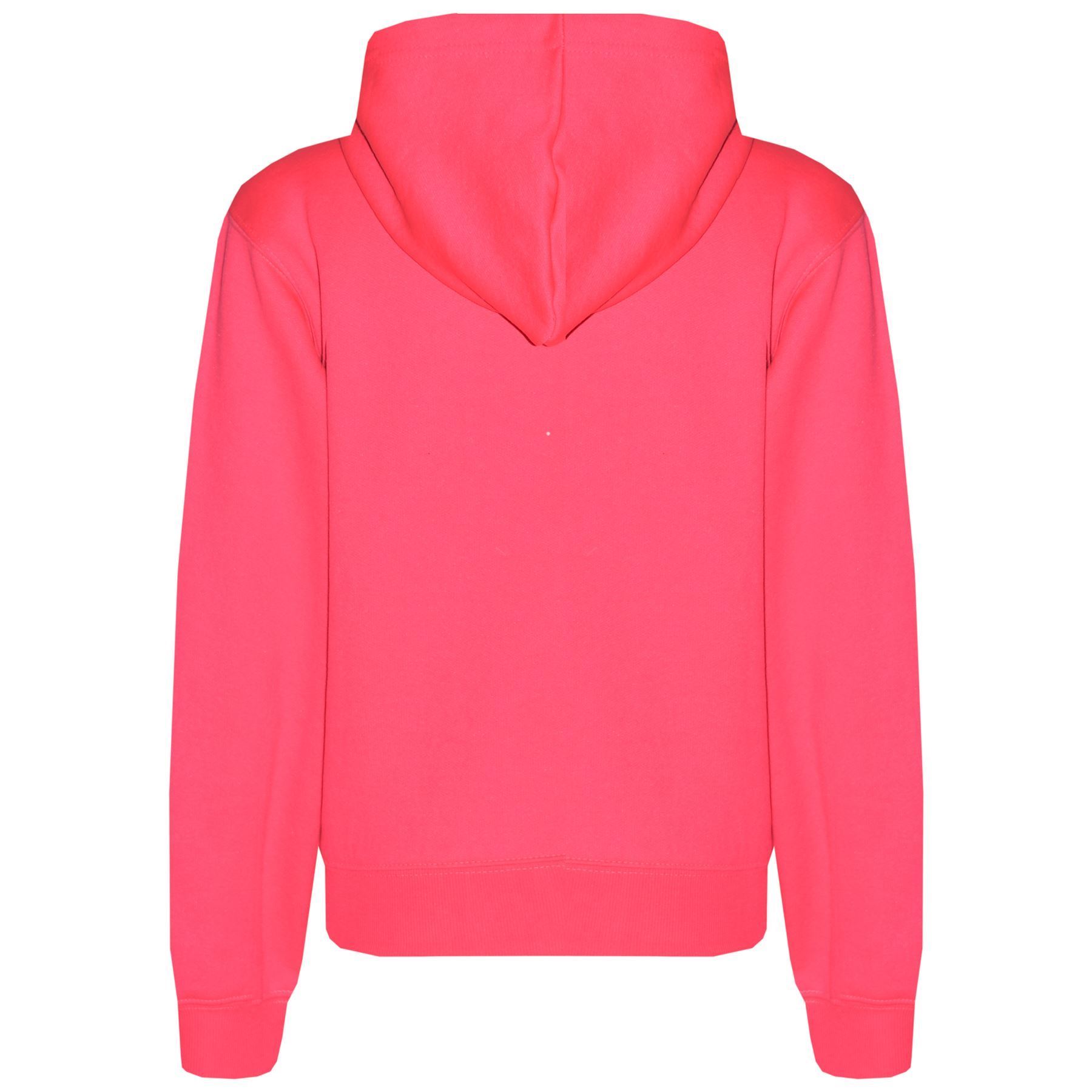 Kids Unisex Plain Tracksuit Contrast Hoodie with Joggers Sports Activewear Set - Picture 84 of 116