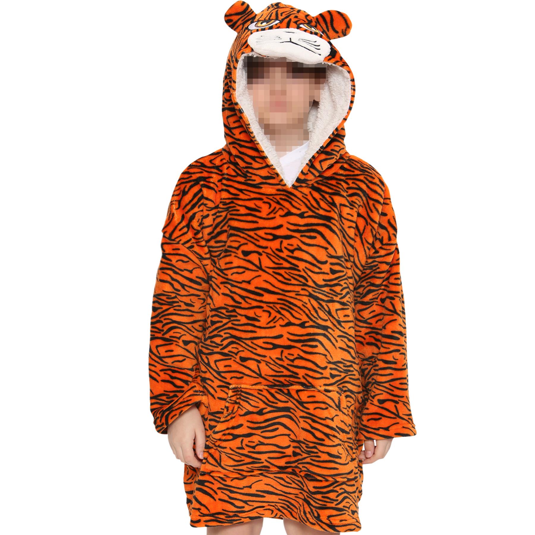 Unisex Hombres Damas Sudadera con Capucha de Gran Tamaño Animal Acurrucarse Manta Súper Suave Cálida Vellón - Imagen 100 de 104