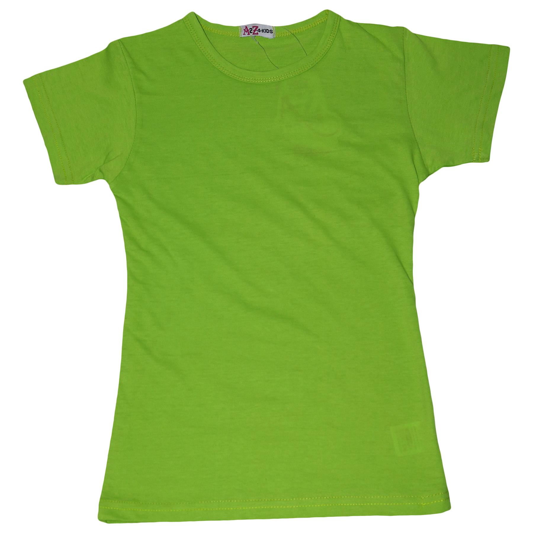 Kids Girls T Shirts Designer 100 Cotton Plain School TShirt Top New Age 313Yr eBay