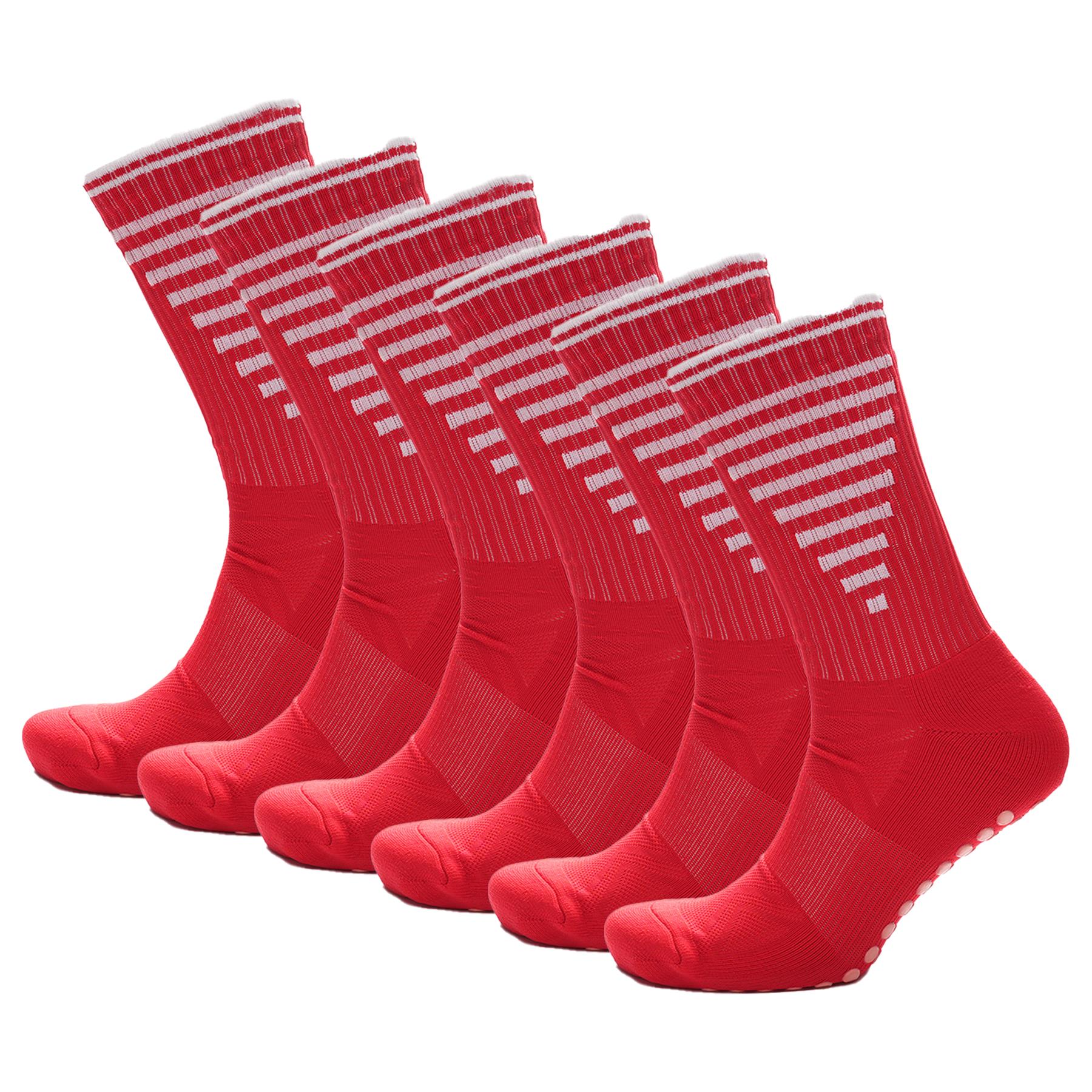 A2Z 3 Pack Girls Boys Football Grip Sock Breathable Anti Slip Terry Sports Socks - Picture 8 of 13