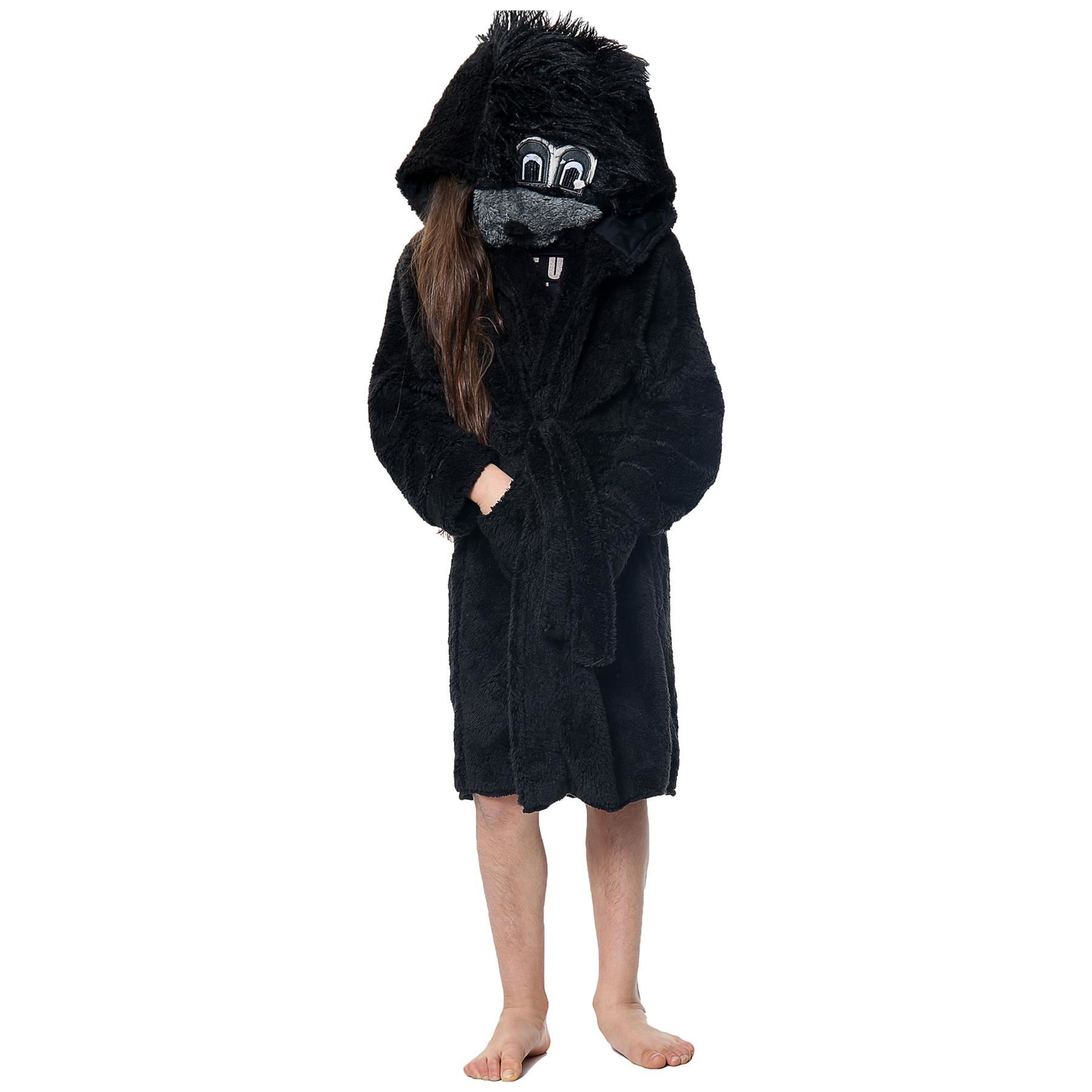 A2Z 4 Kids Super Soft 3D Animal Detail Dressing Gown Nightwear Hooded Robe 2-1 - Picture 49 of 154