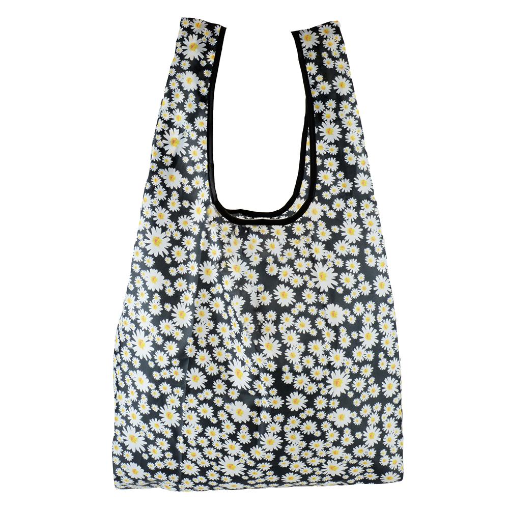 Foldable Plastic Shopping Tote Bags Washable Reusable Pack Of 3 Water Resistant - Picture 3 of 8