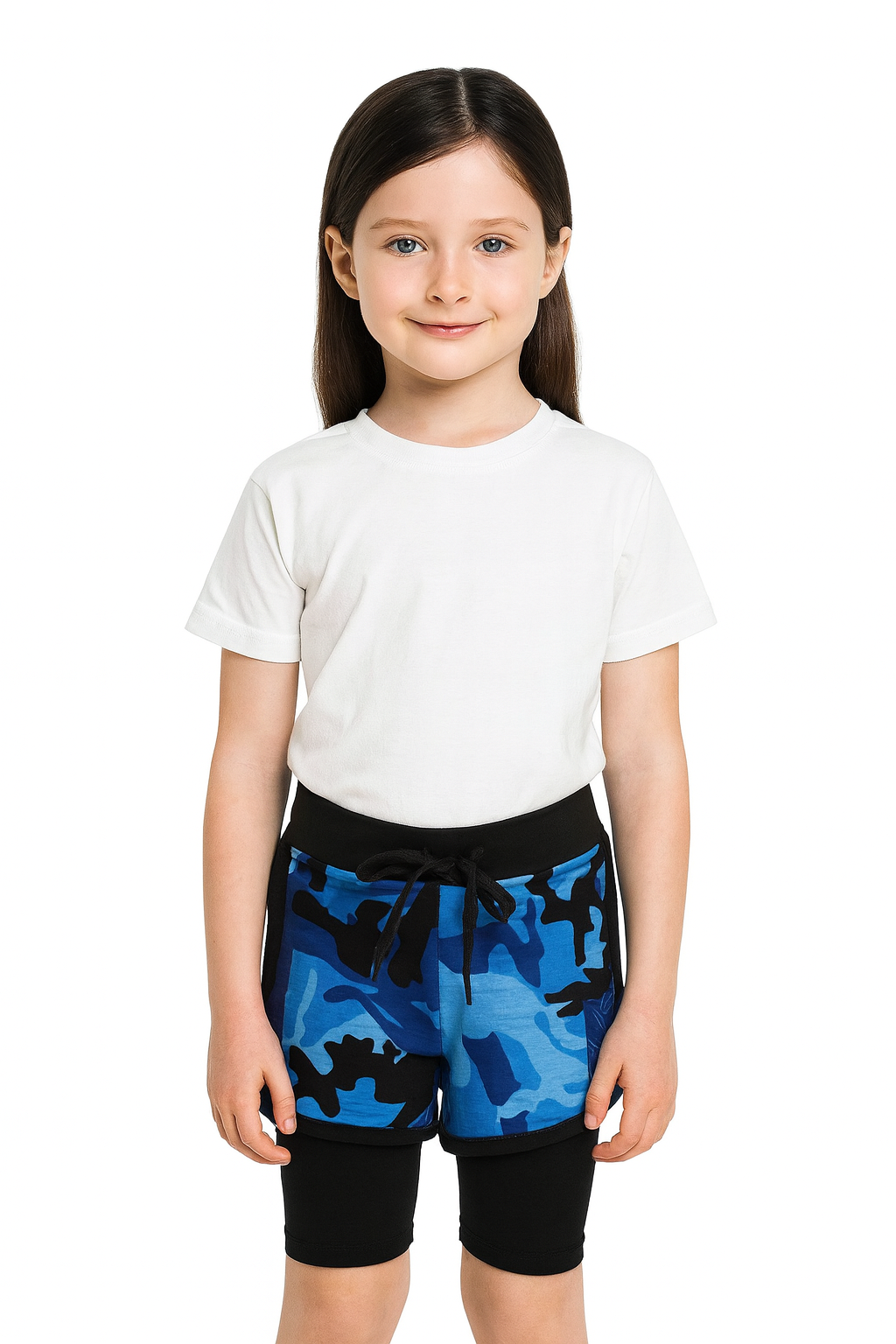 Girls Shorts 100% Cotton Dance Sports Summer Hot Short Lightweight Pants 2-13 - Picture 32 of 138