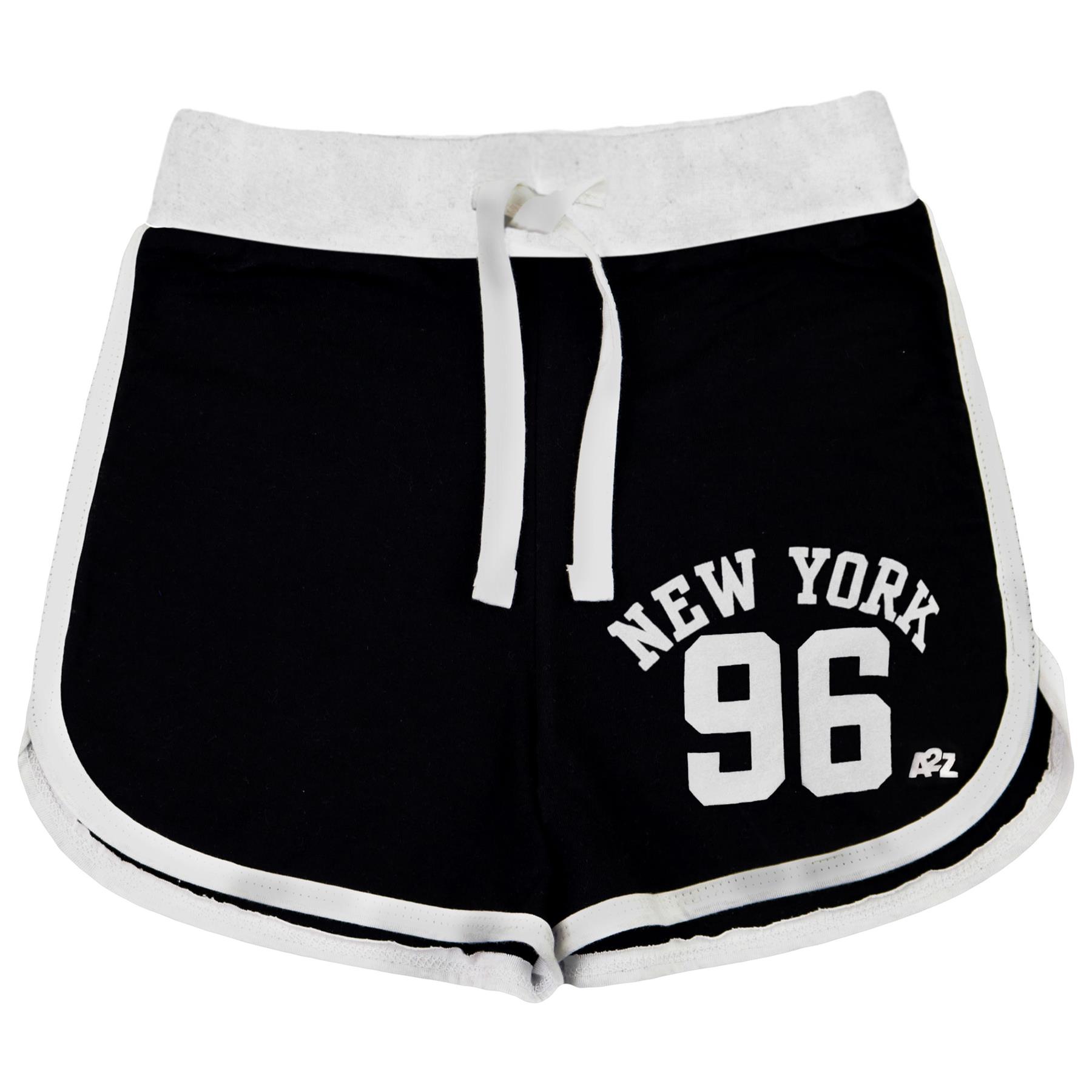 Kids Girls Shorts New York 96 Black Crop Top Hot Short Pant Summer Clothing Sets - Picture 4 of 6