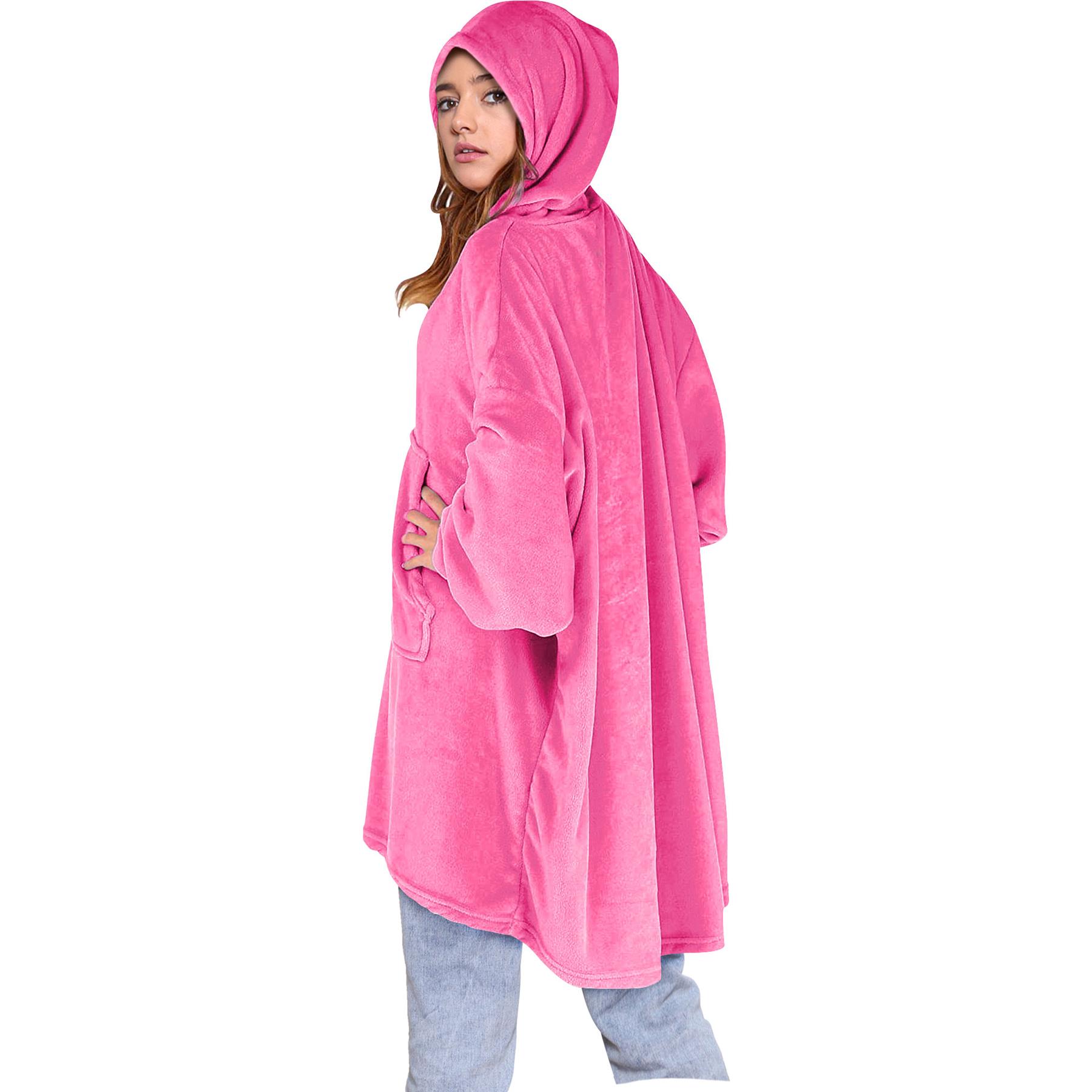 Unisex Men's Ladies Oversized Hoodie World Book Day Snuggle Super Soft Blanket - Picture 81 of 123