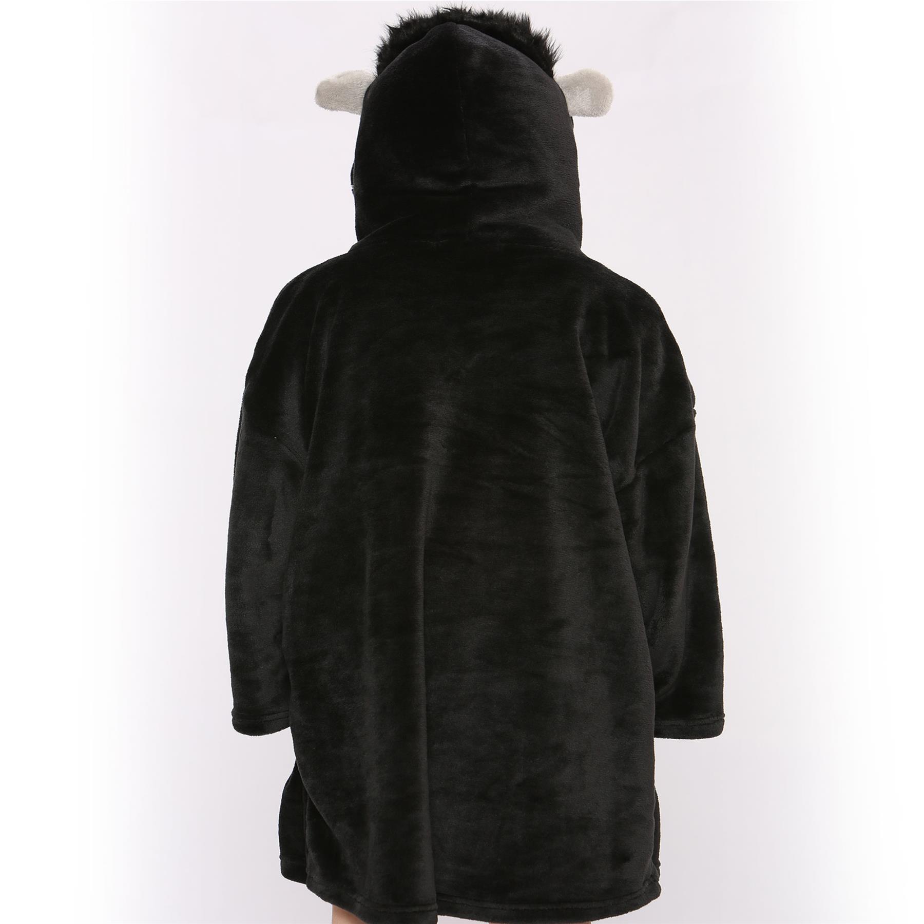 Unisex Hombres Damas Sudadera con Capucha de Gran Tamaño Animal Acurrucarse Manta Súper Suave Cálida Vellón - Imagen 47 de 104