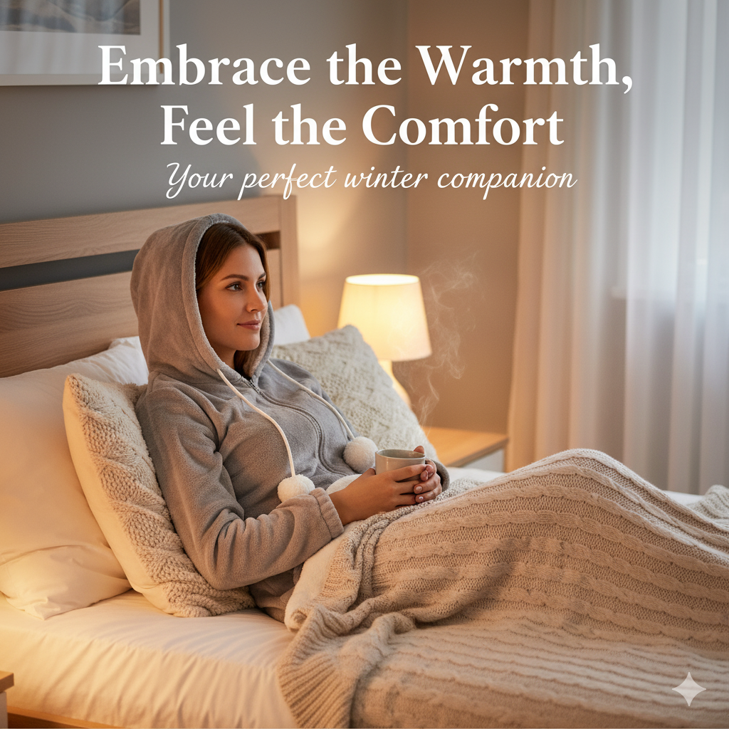 Traje de salón A2Z rosa y gris estrella en relieve polar con capucha cremallera para damas - Imagen 3 de 9