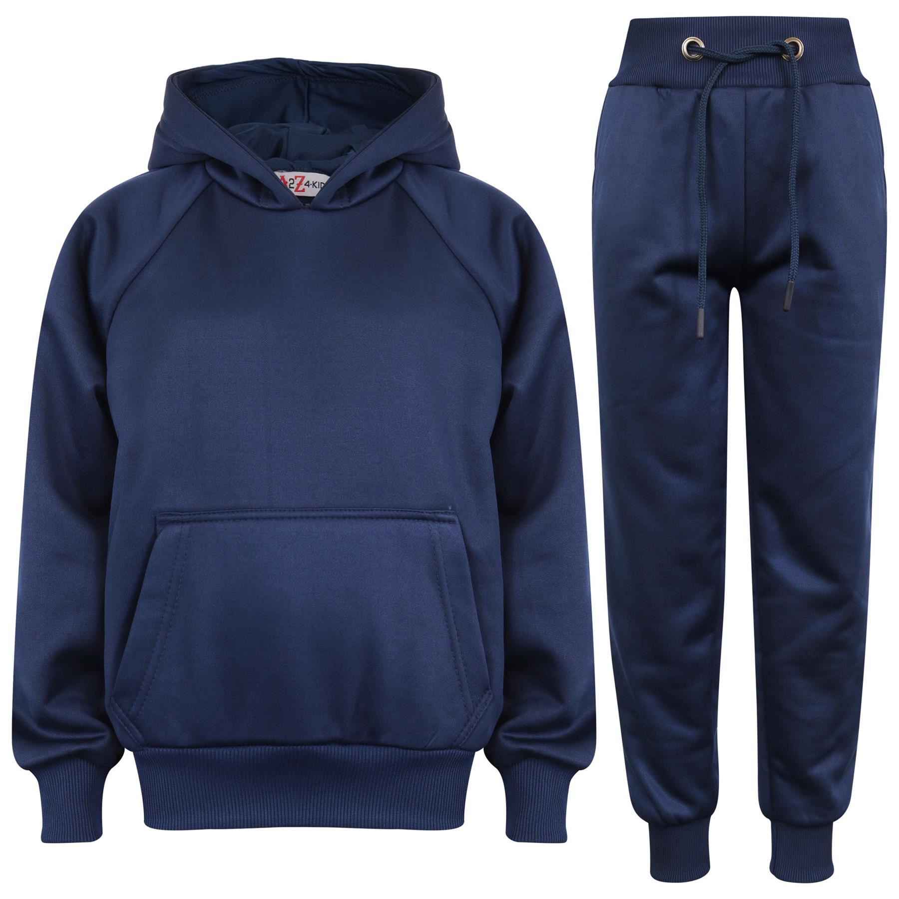 thumbnail image 2 of A2Z 4 Kids® Girls Navy #Selfie Tracksuit – Hooded Hoodie & Jogger Jogging Suit 2 of 5