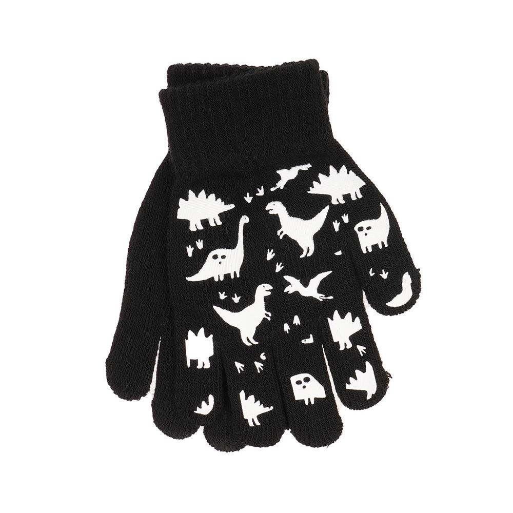 Boys 3 Pack Gloves Winter Warm Thermal Magic Mitten One Size Fit Stretchy Gloves - Picture 7 of 17