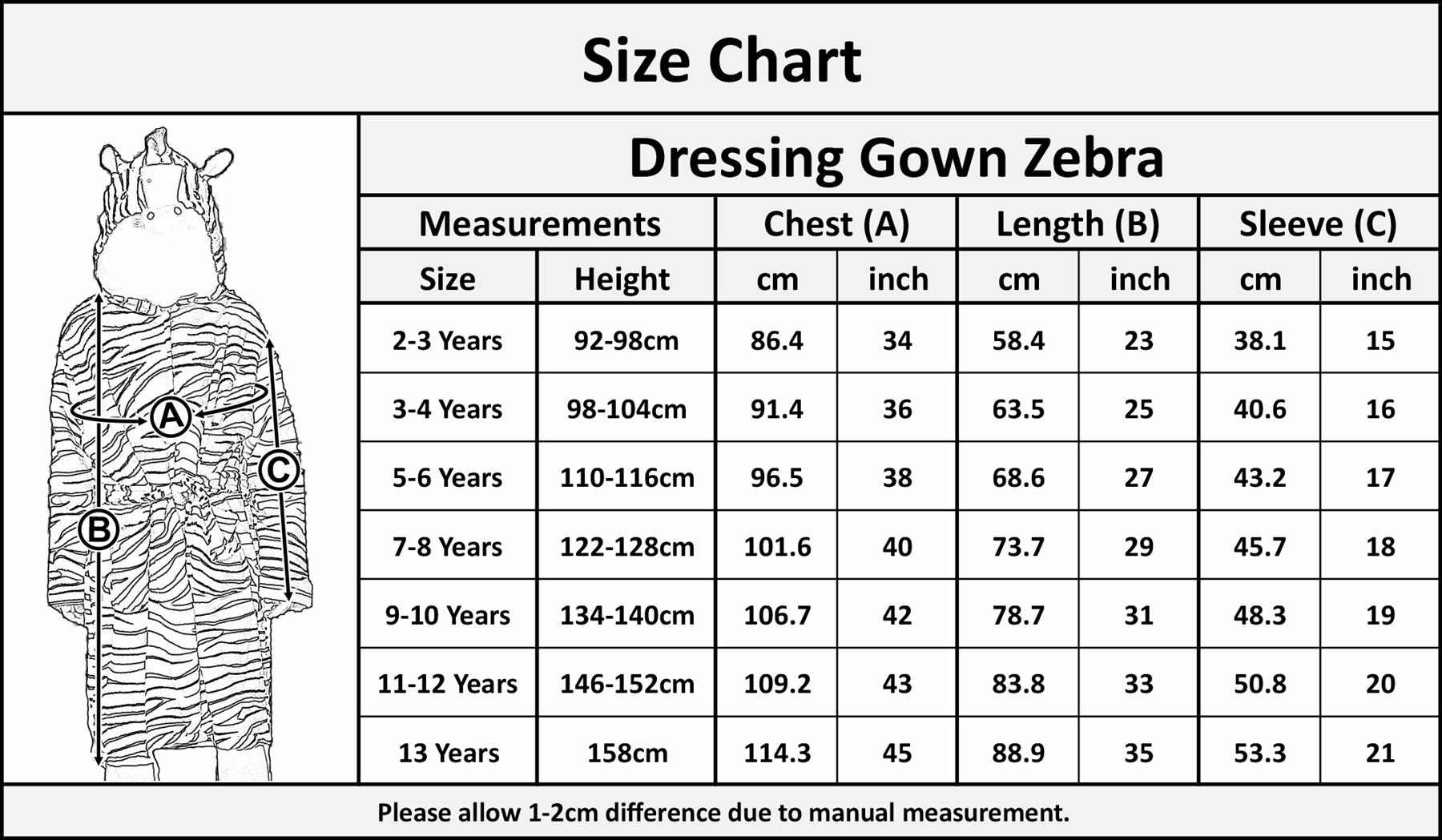 A2Z 4 Kids Super Soft 3D Animal Detail Dressing Gown Nightwear Hooded Robe 2-1 - Picture 154 of 154