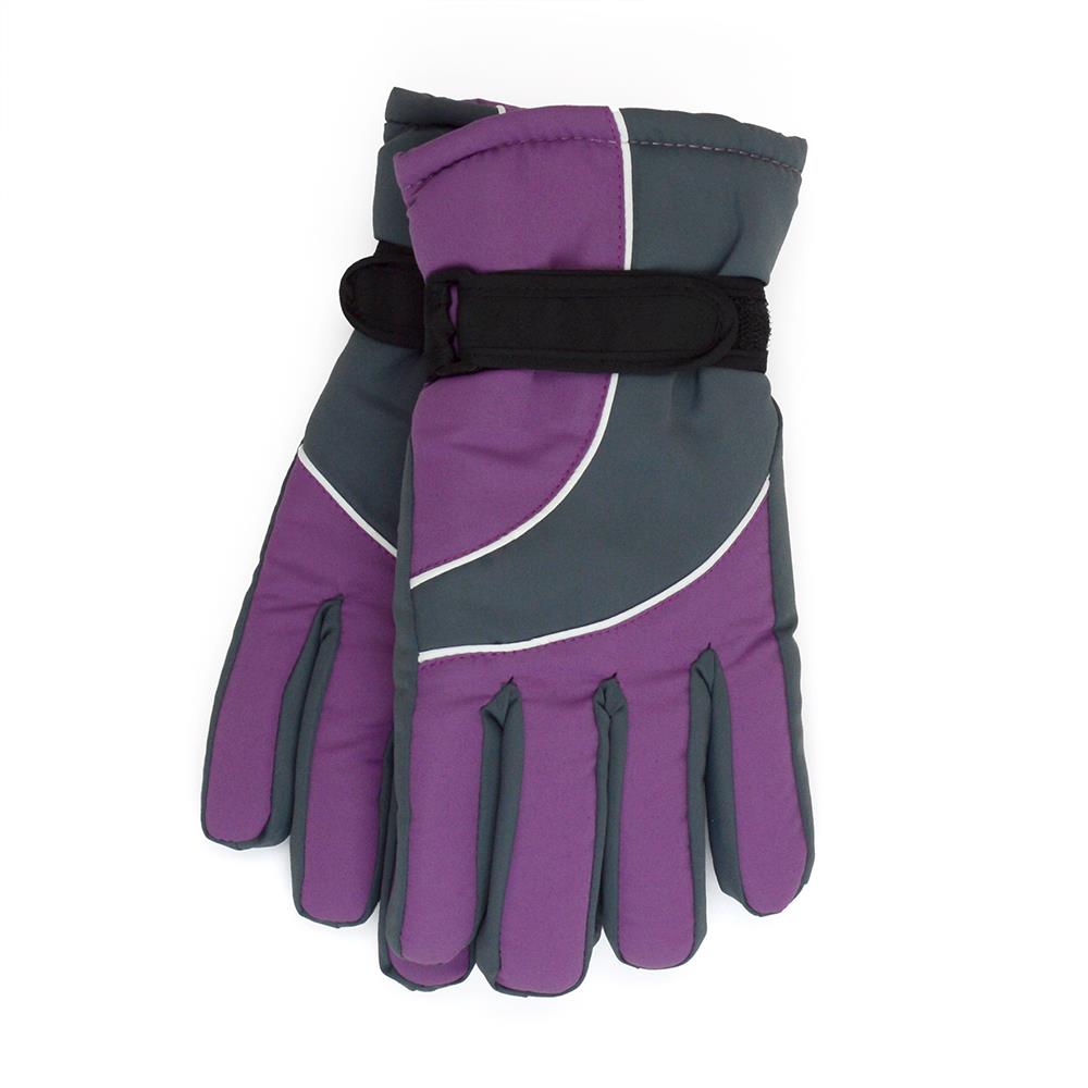 A2Z Ladies Ski Snowboarding Gloves Kids Windproof Winter Warm Active Mittens - Picture 3 of 5