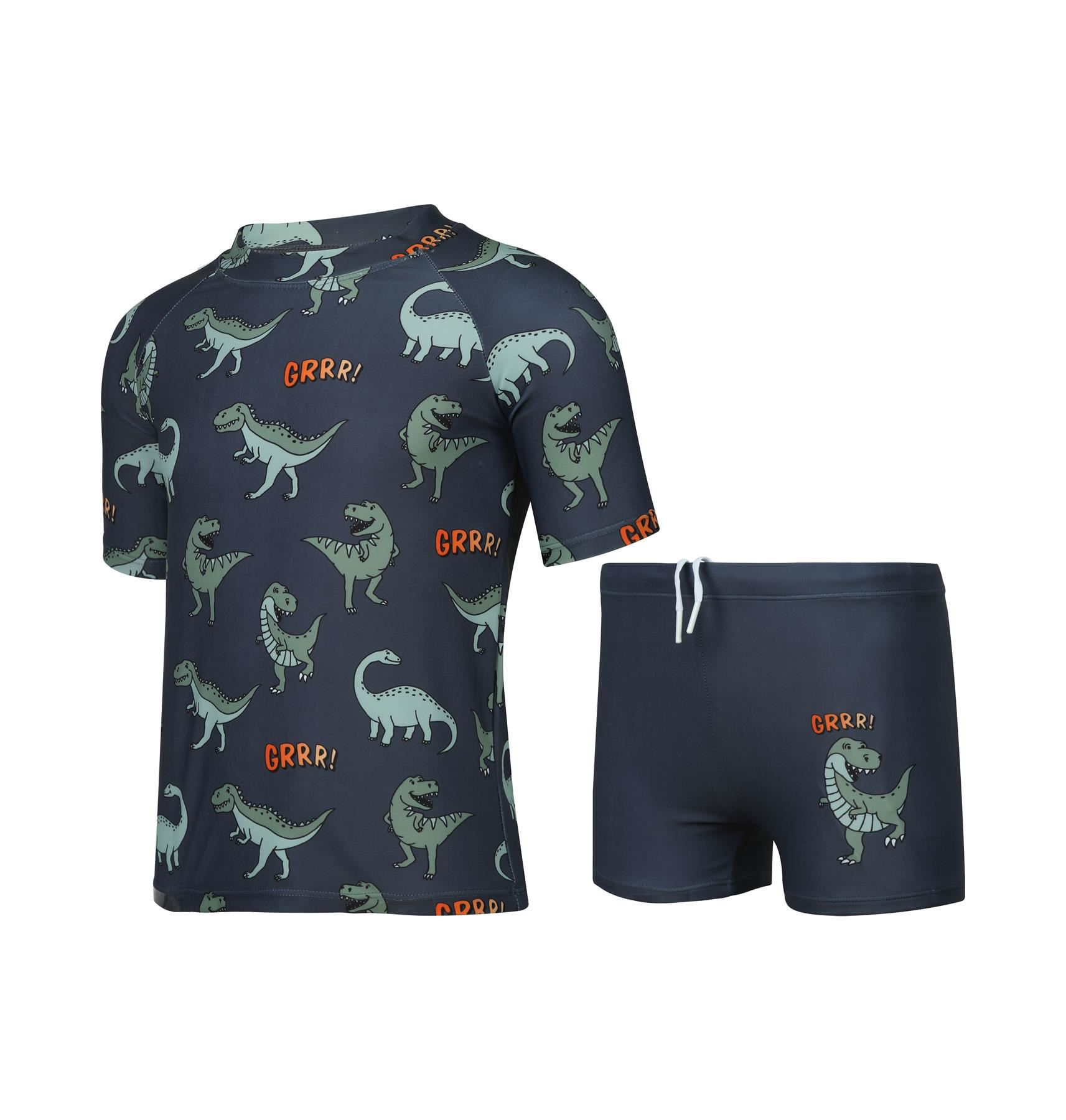 A2Z 4 Kids Boys Swimming Costume Kids Beach Bathing Swim Set Two Piece Swimsuit - Picture 33 of 79