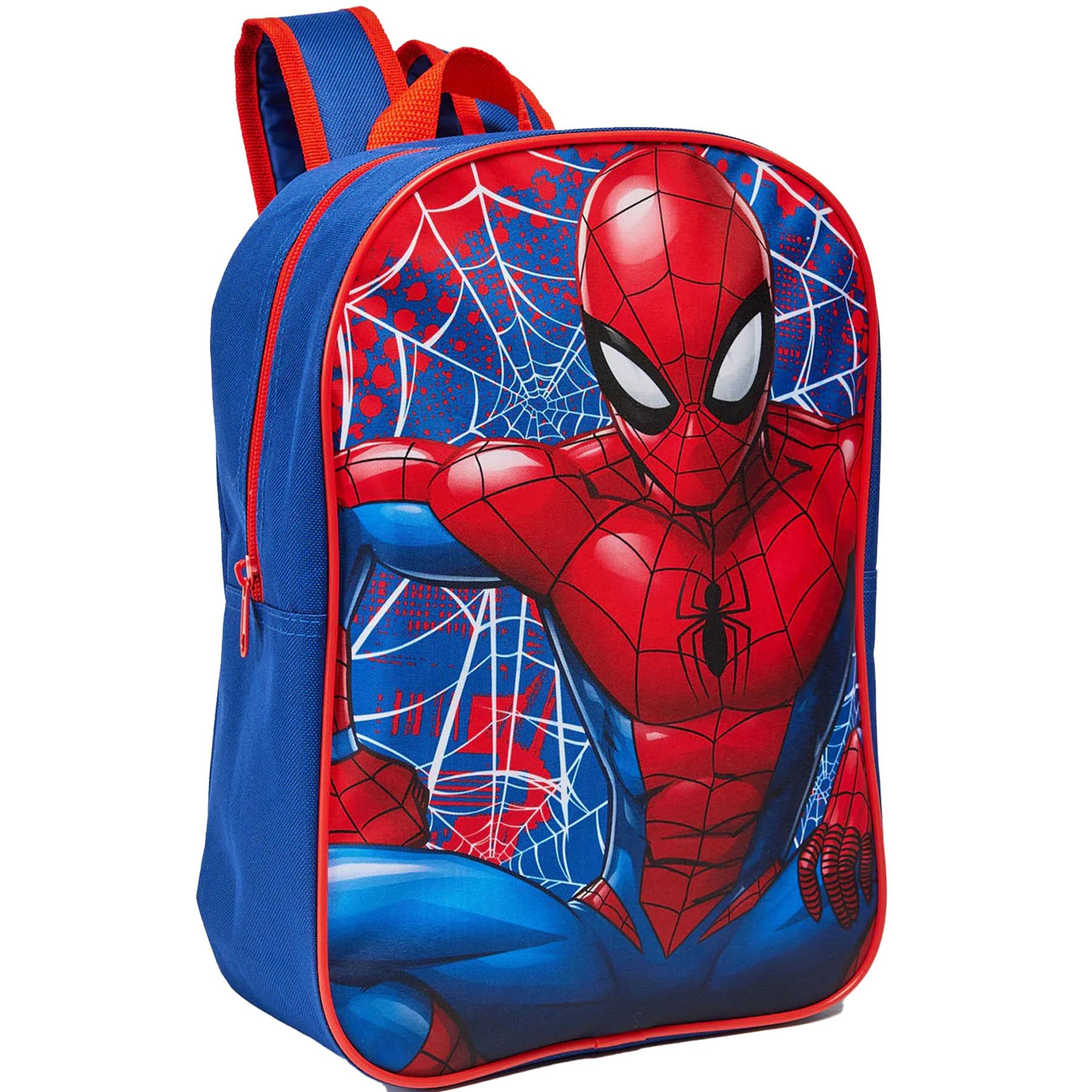 Kids Spiderman Backpack Officially Licensed Back To School Nursery Rucksack Bag - Picture 2 of 5