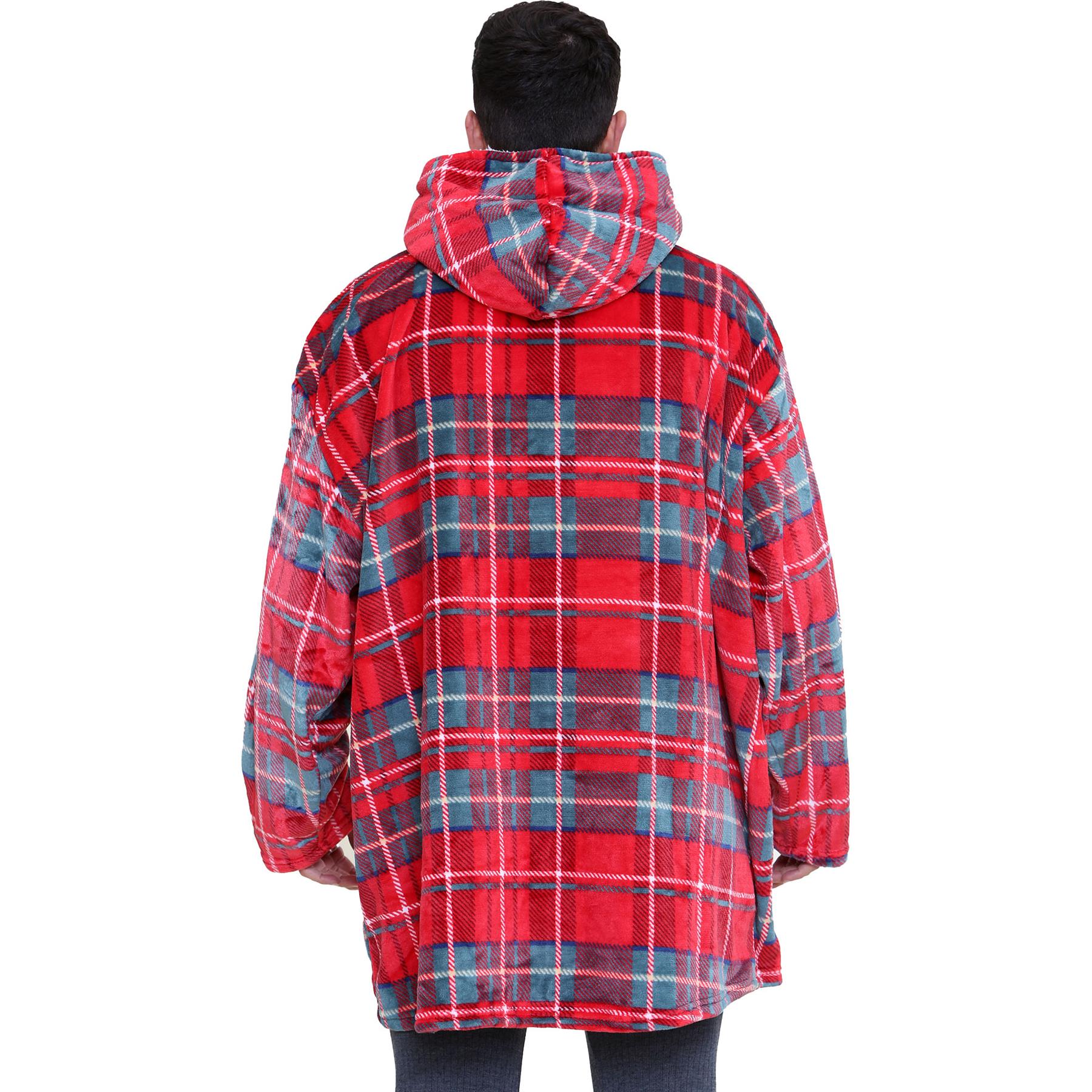 Unisex Men's Ladies Oversized Hoodie World Book Day Snuggle Super Soft Blanket - Picture 91 of 123