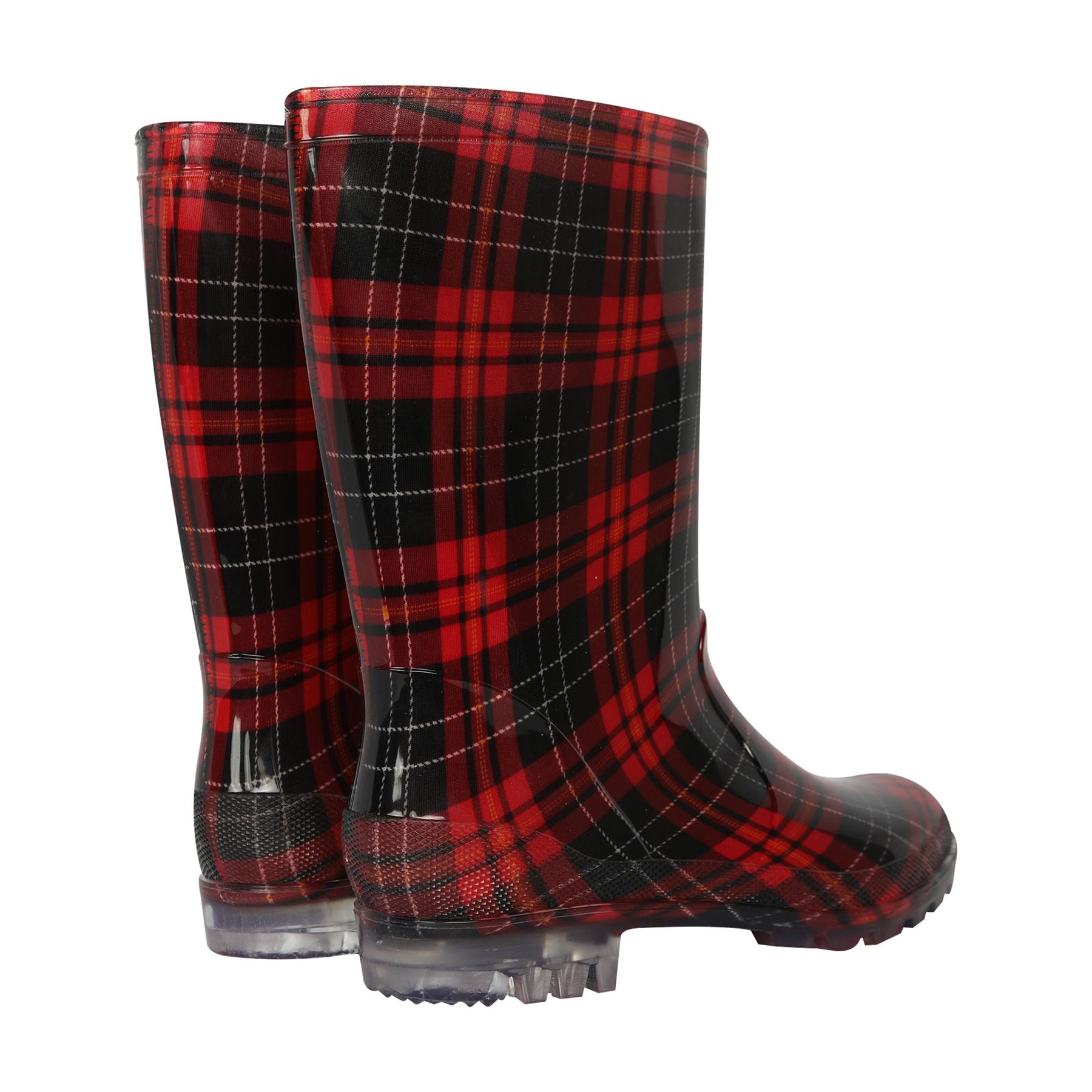 Ladies Anti-Skid Waterproof Rubber Wellies Lightweight Women Wellington Boots - Picture 28 of 30
