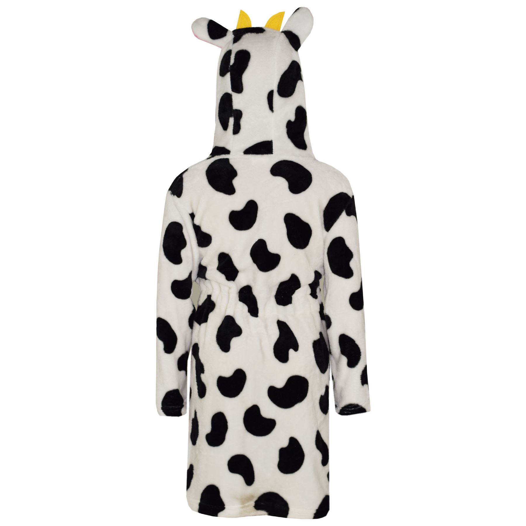 A2Z 4 Kids Super Soft 3D Animal Detail Dressing Gown Nightwear Hooded Robe 2-1 - Picture 28 of 154