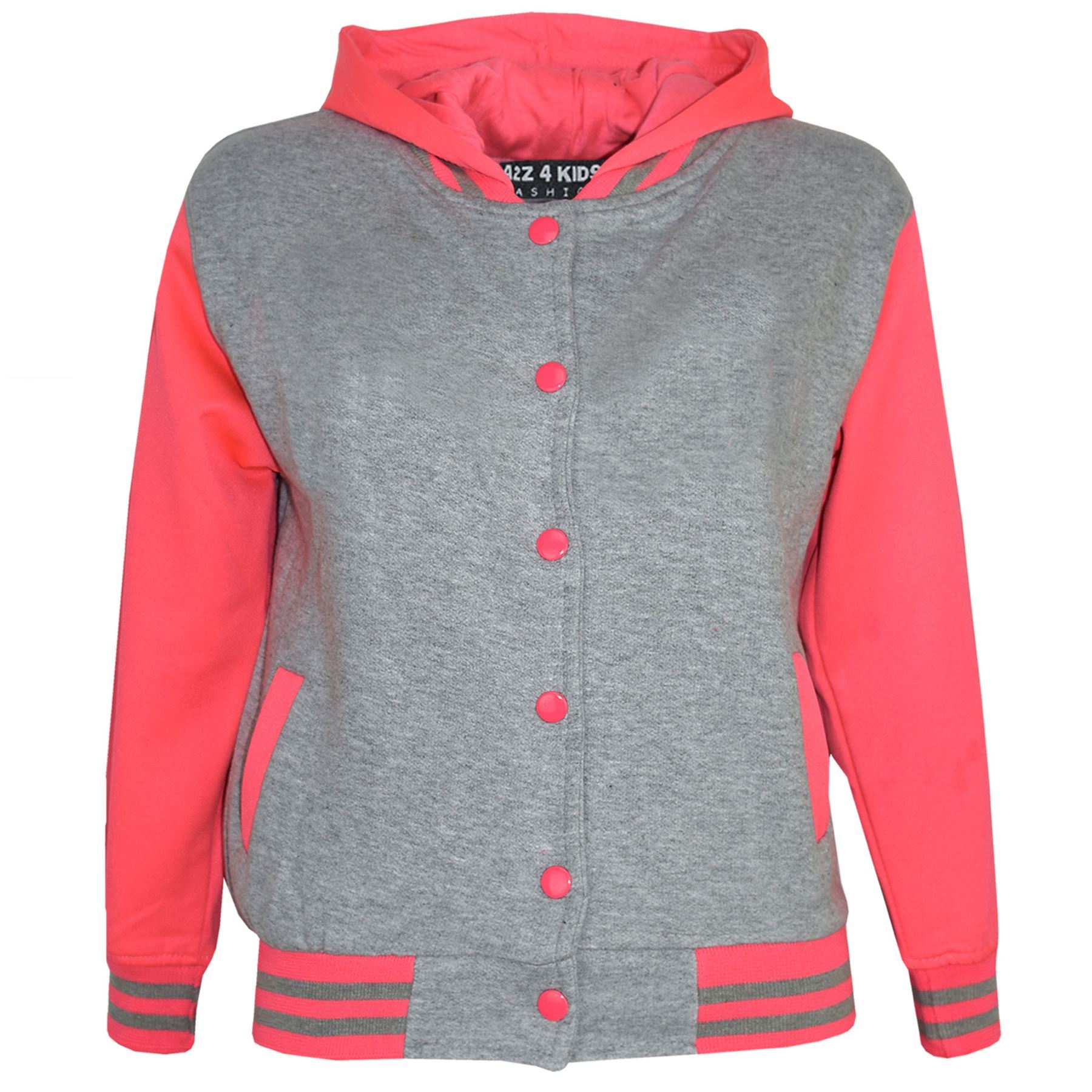 Kids Tracksuit Girls DESIGNER Baseball Plain Top Bottoms Jogging Suits